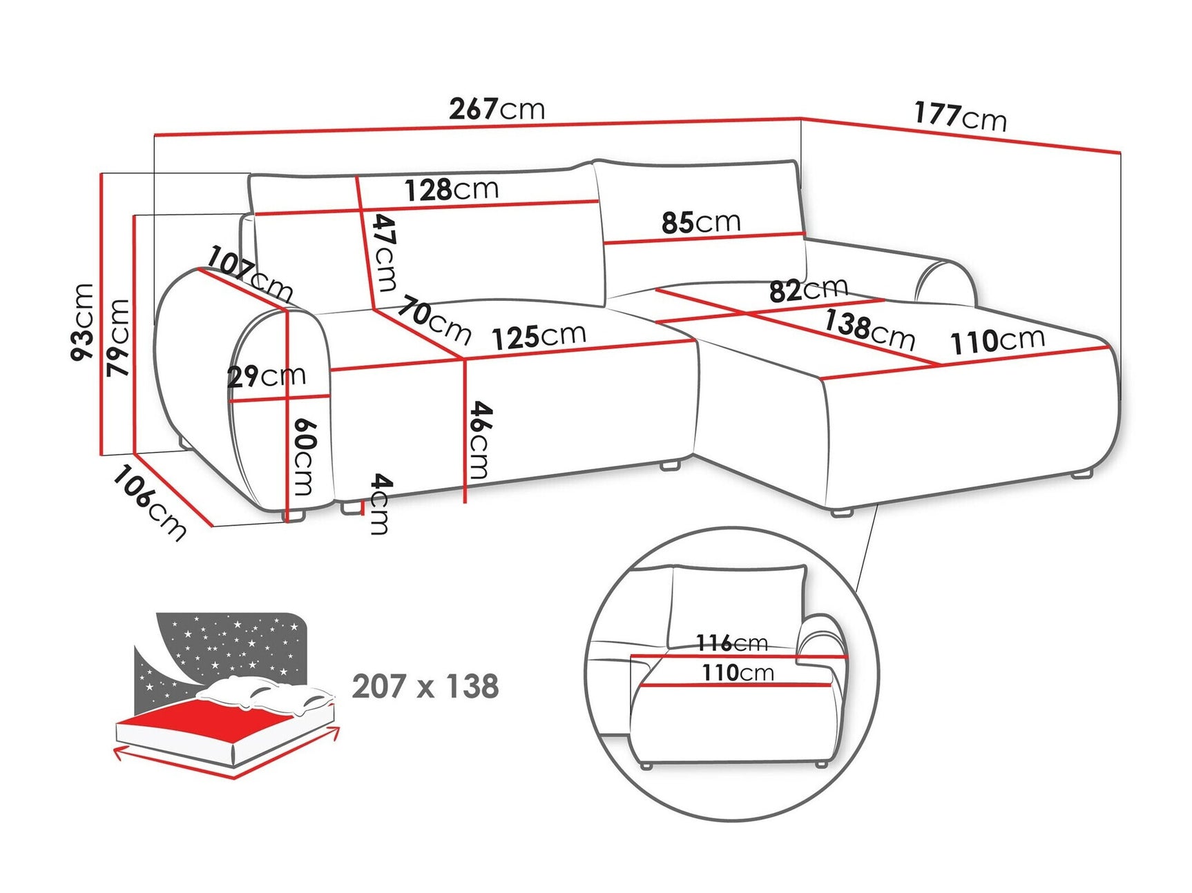 Hjørnesofa TrendyNest 103