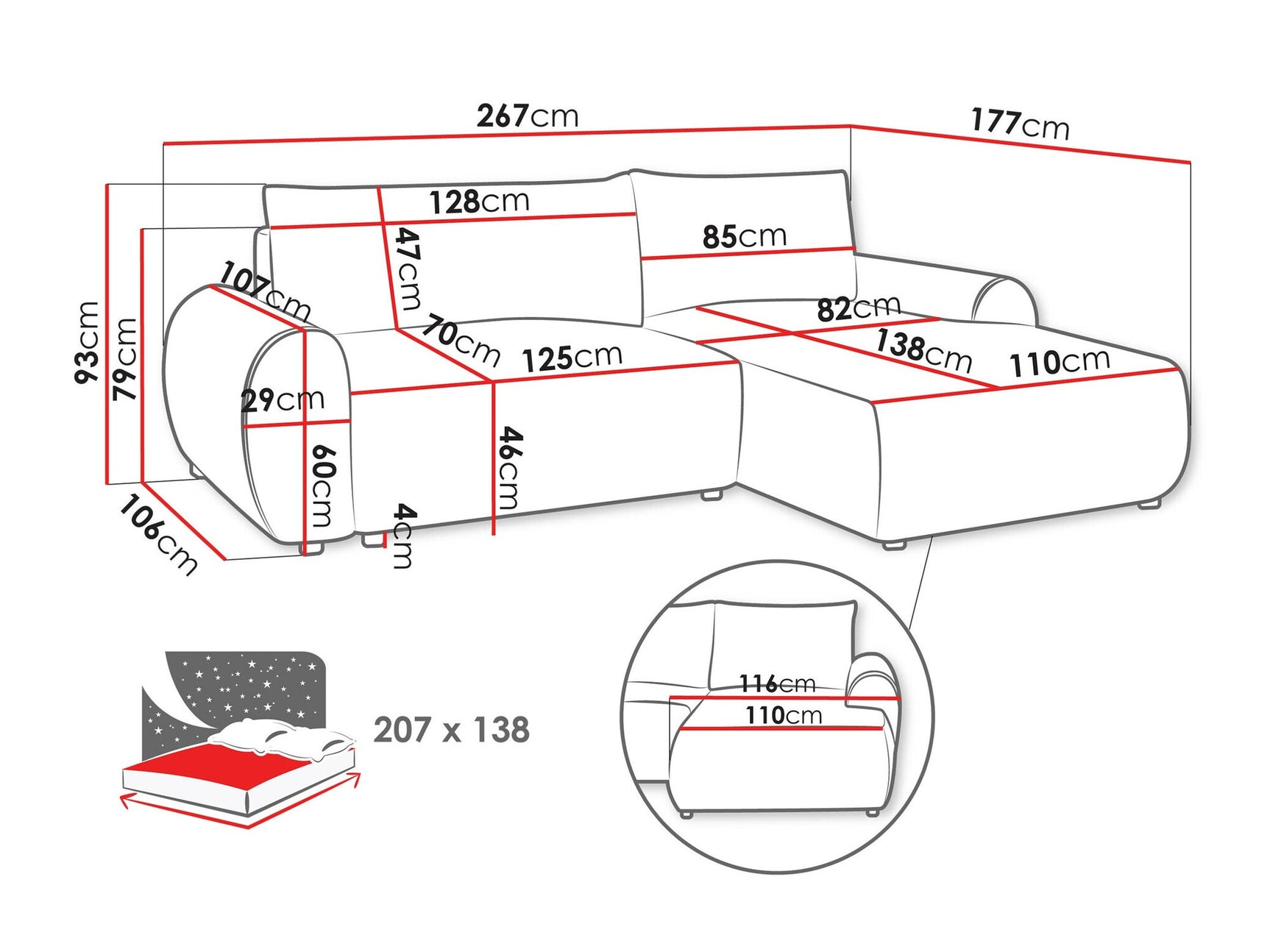 Hjørnesofa TrendyNest 103