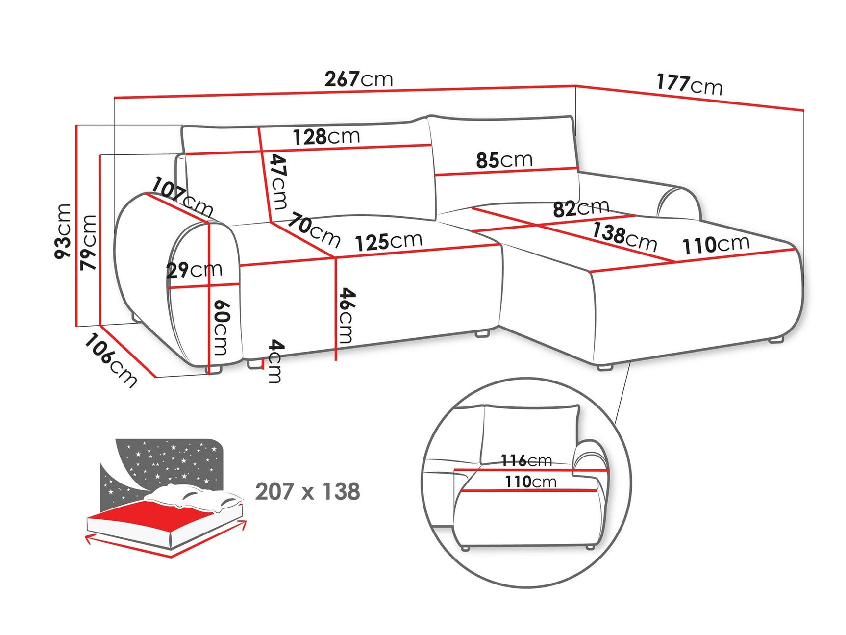 Hjørnesofa TrendyNest 103