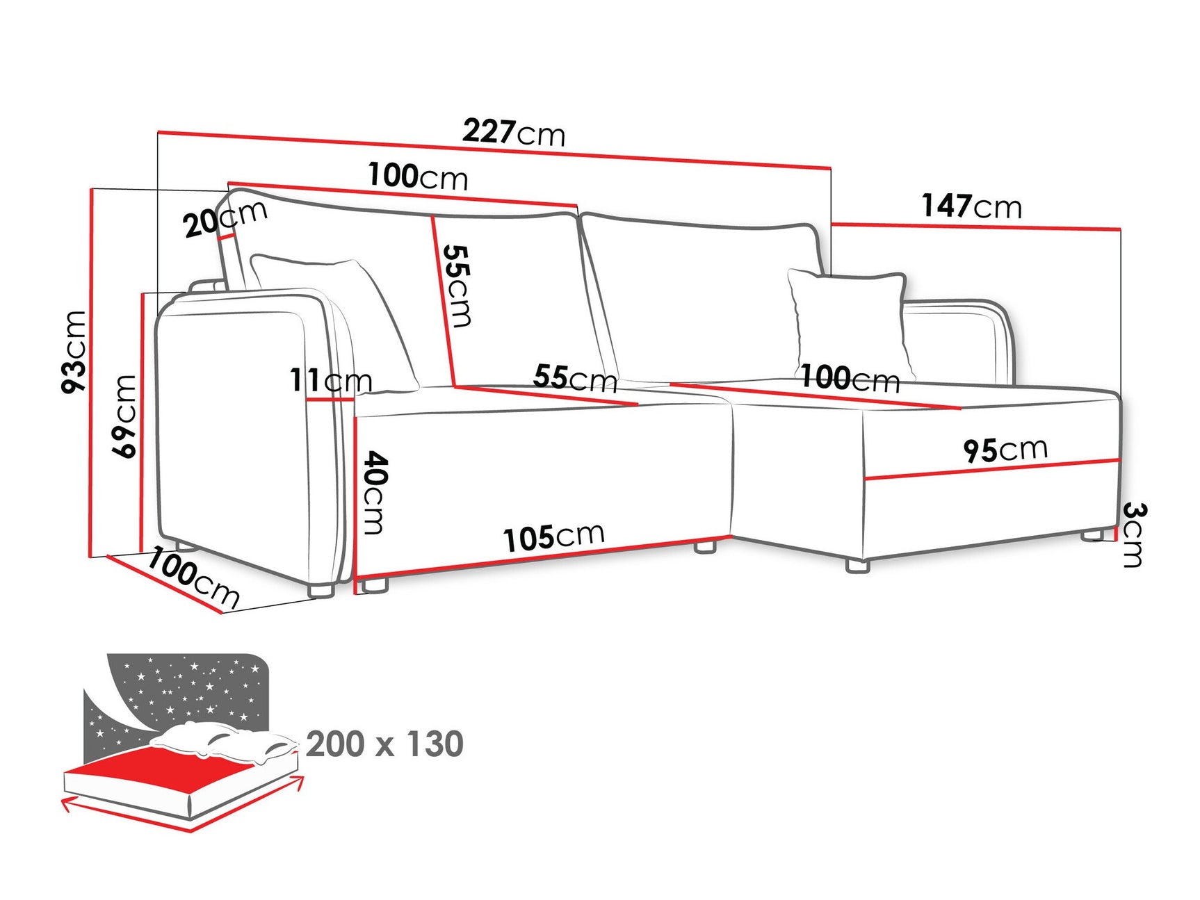 Hjørnesofa TrendyNest 111
