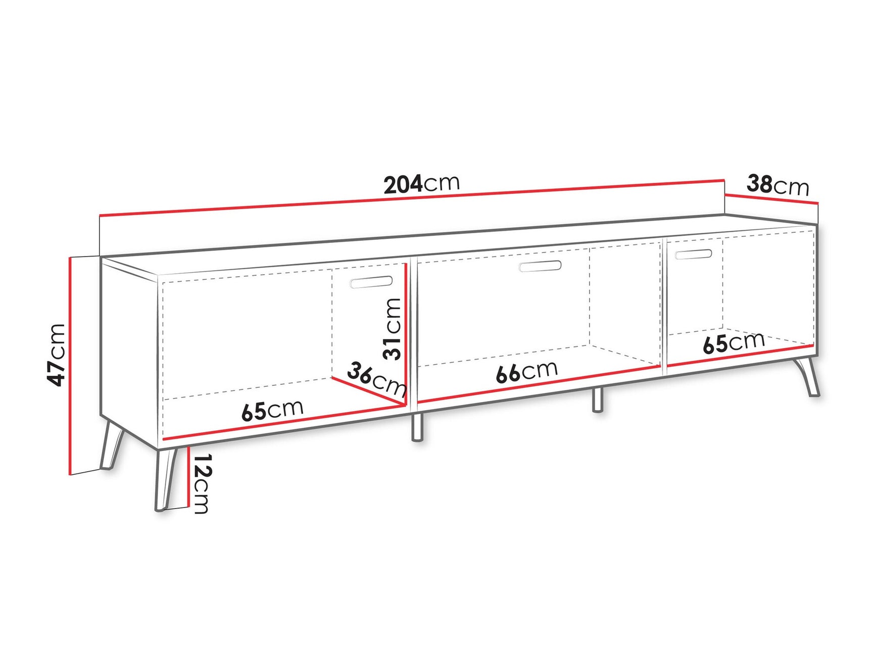TV stand Comfivo Teslomo 103