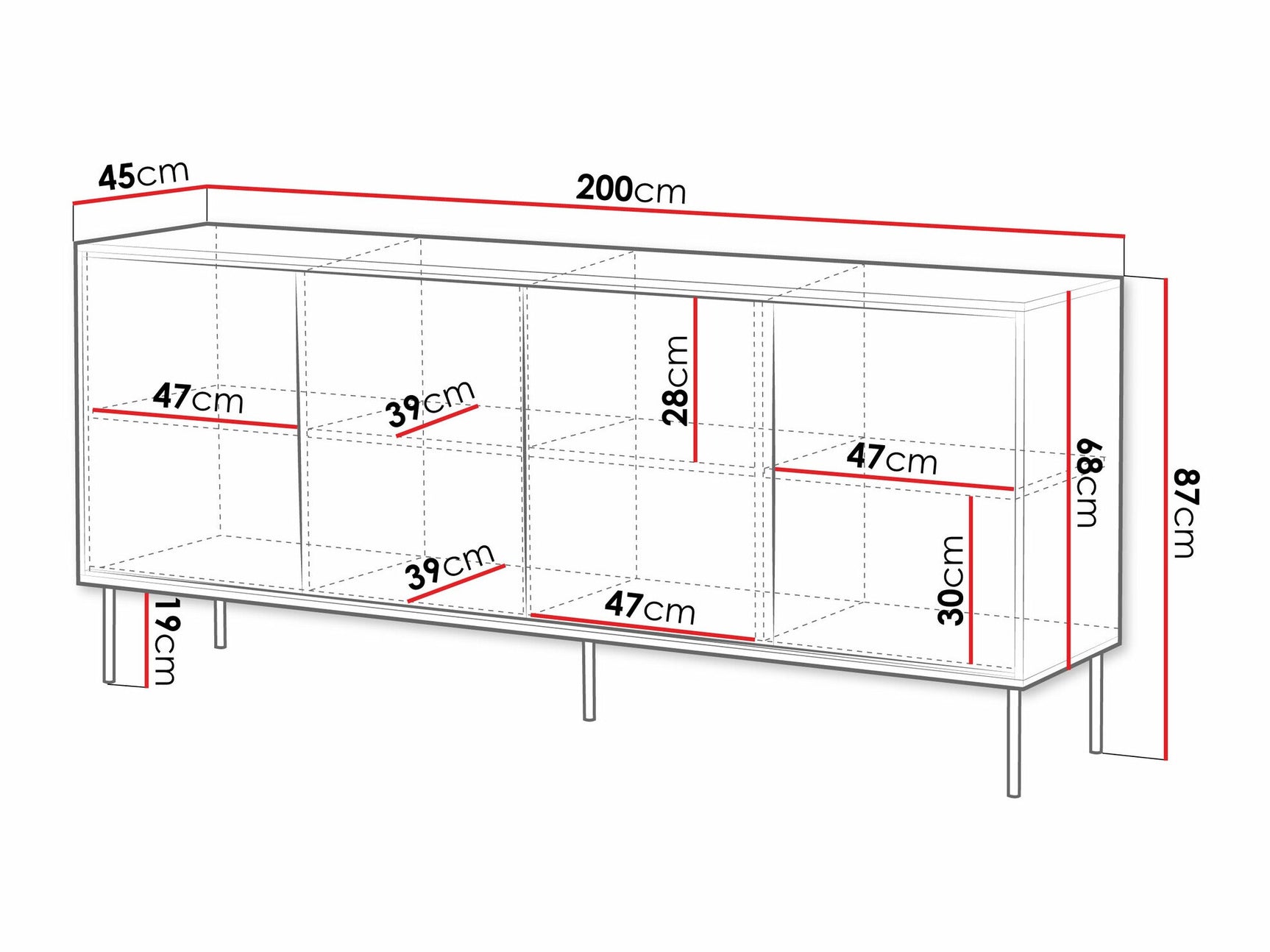 Sideboard Charlotte 208