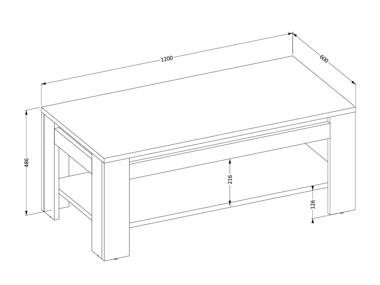 Sofabord Melmava 105
