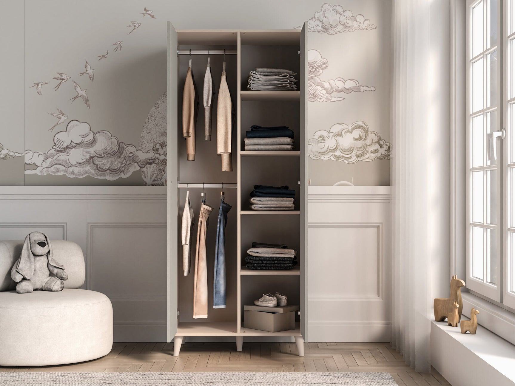 Garderobeskab Tortoli 101