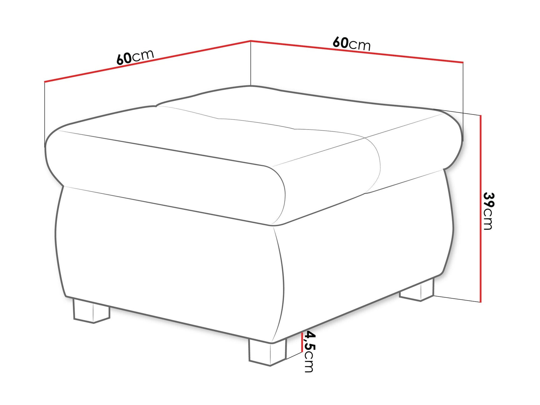 Pouffe Comfivo 122