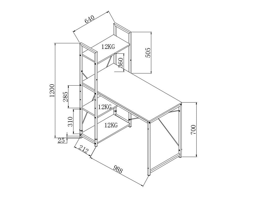 Skrivebord Houston 1888