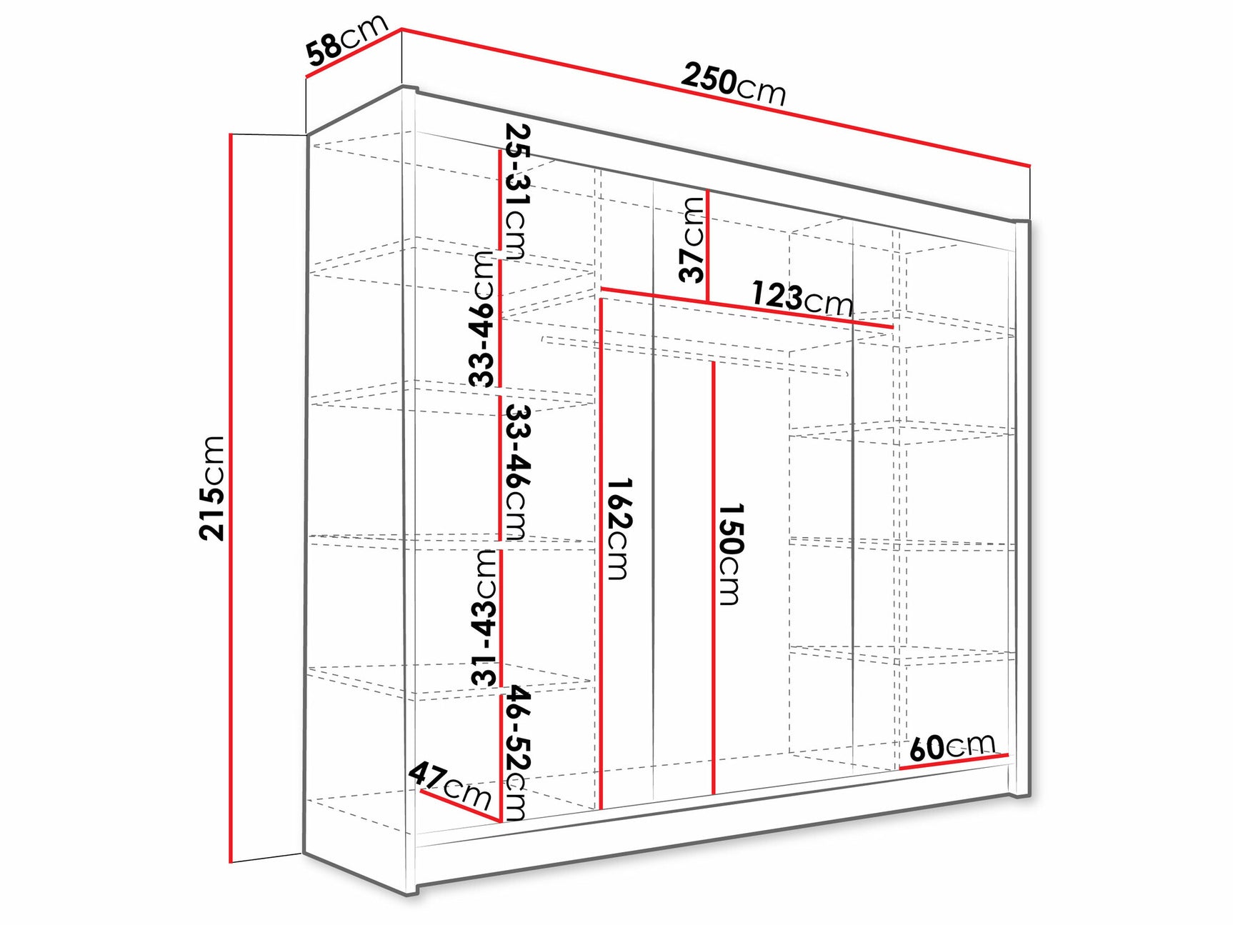Garderobe Closico 122