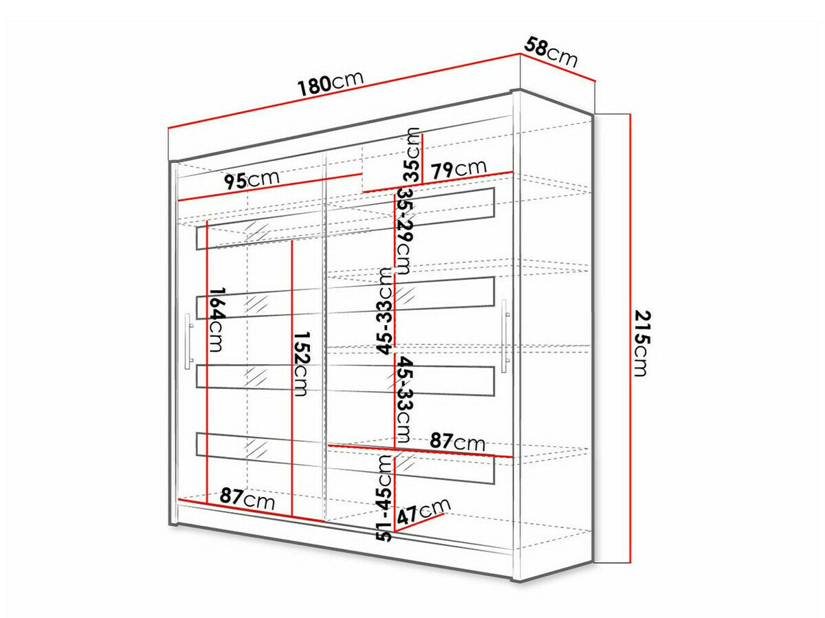 Wardrobe Closico 156 3943966