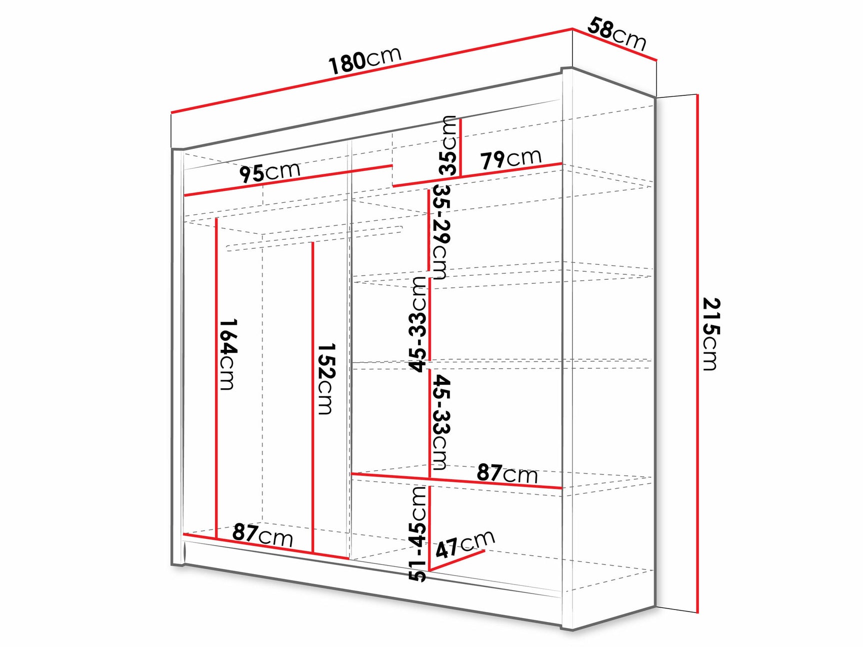 Garderobe Closico 125