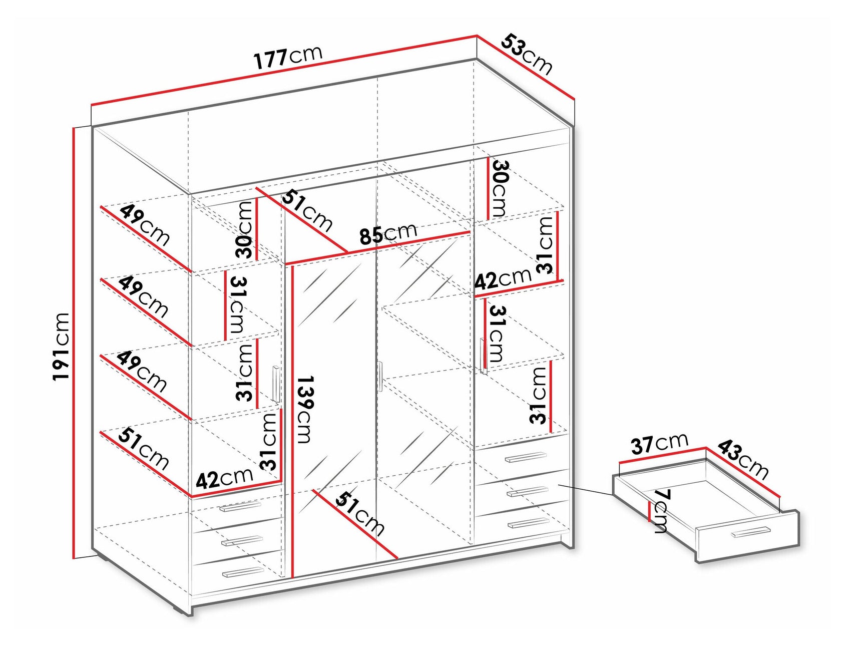 Garderobe Tucson 178