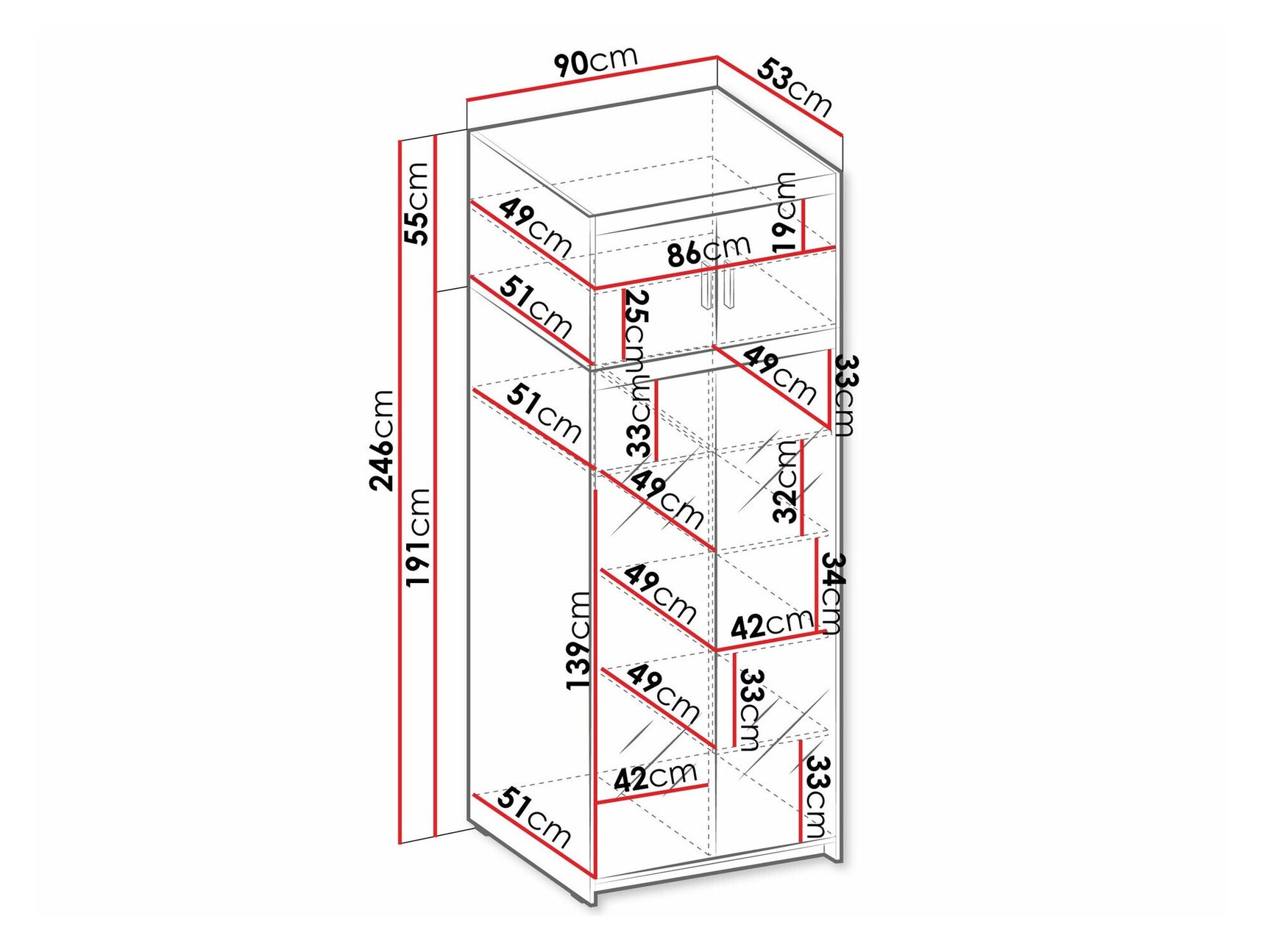 Garderobe Tucson 182