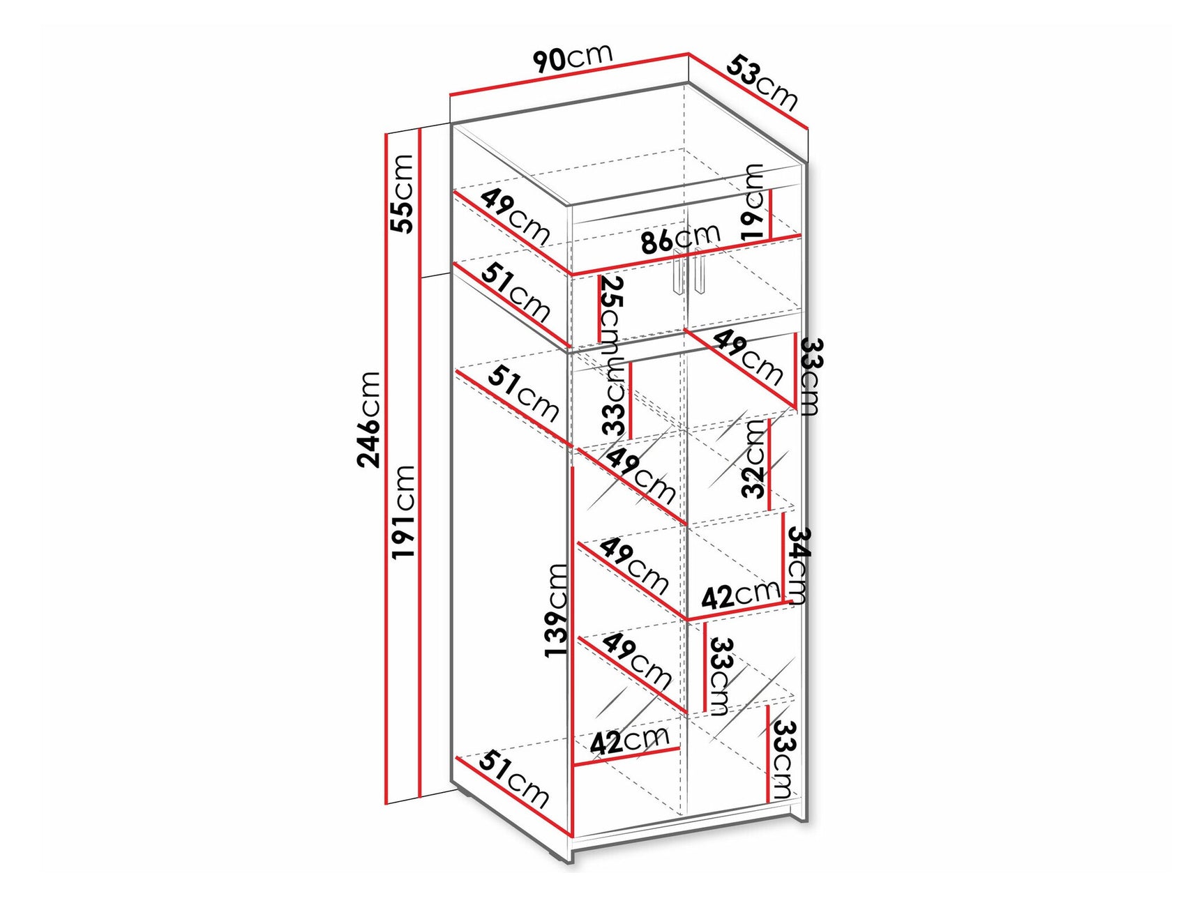 Garderobe Tucson 182