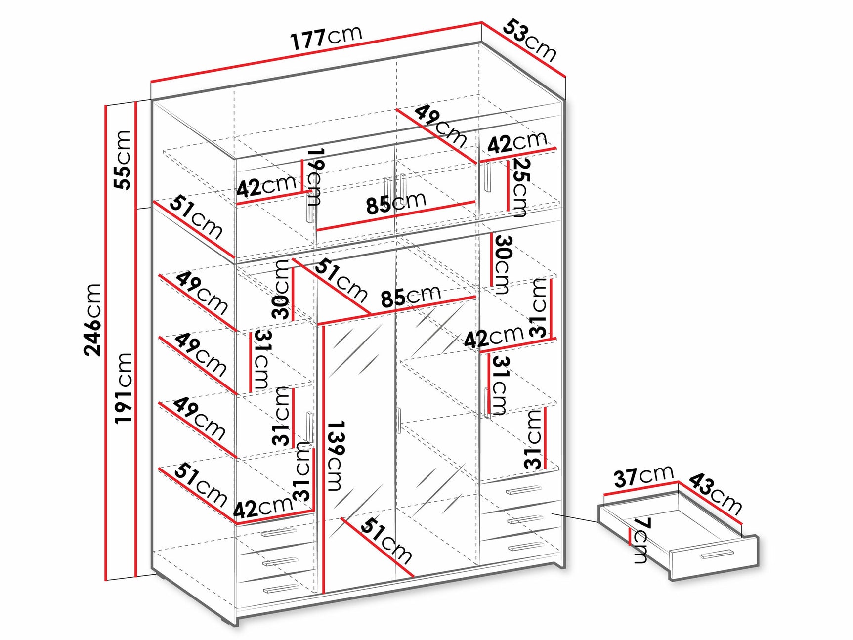 Garderobe Tucson 183