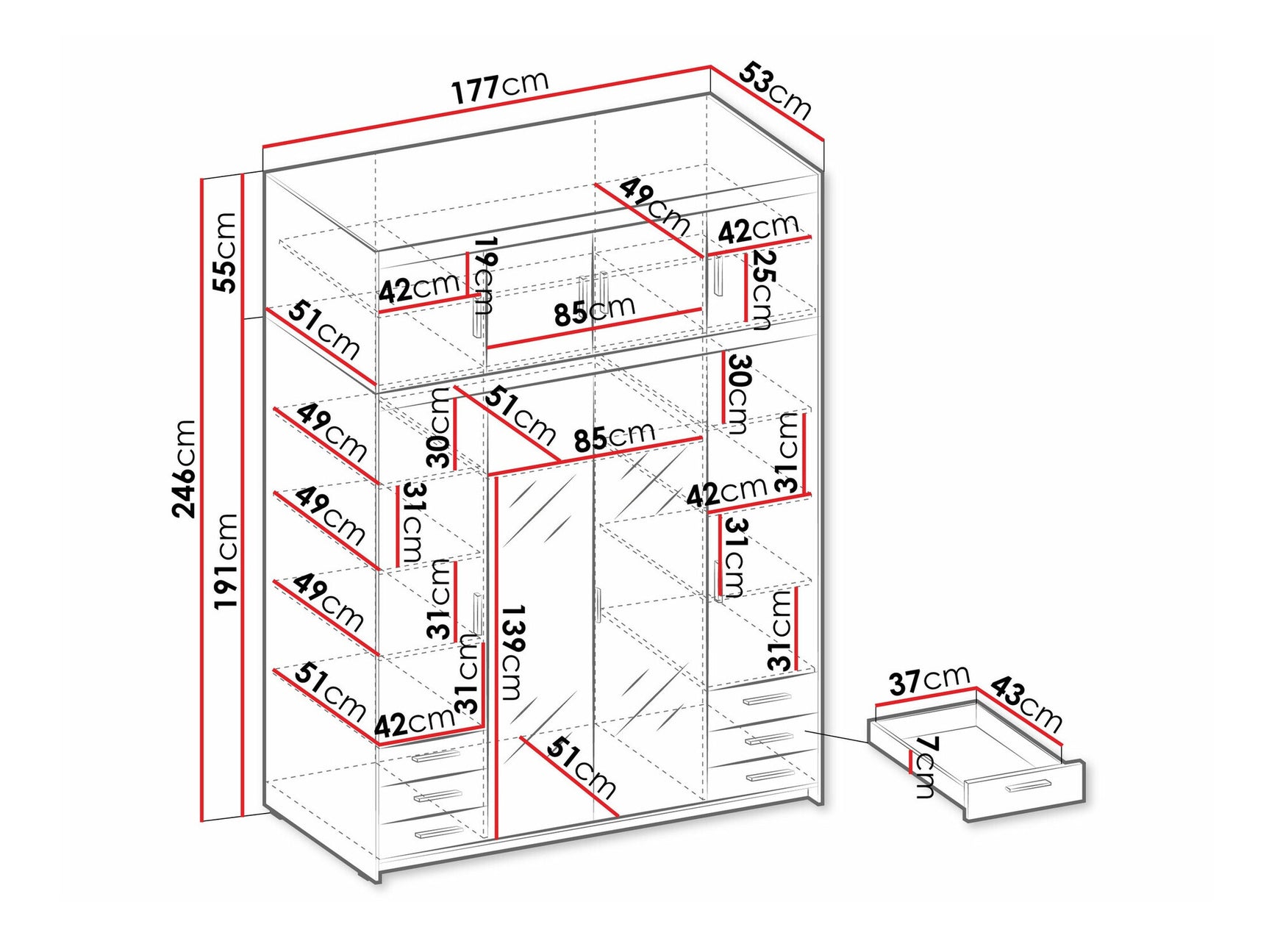 Garderobe Tucson 183
