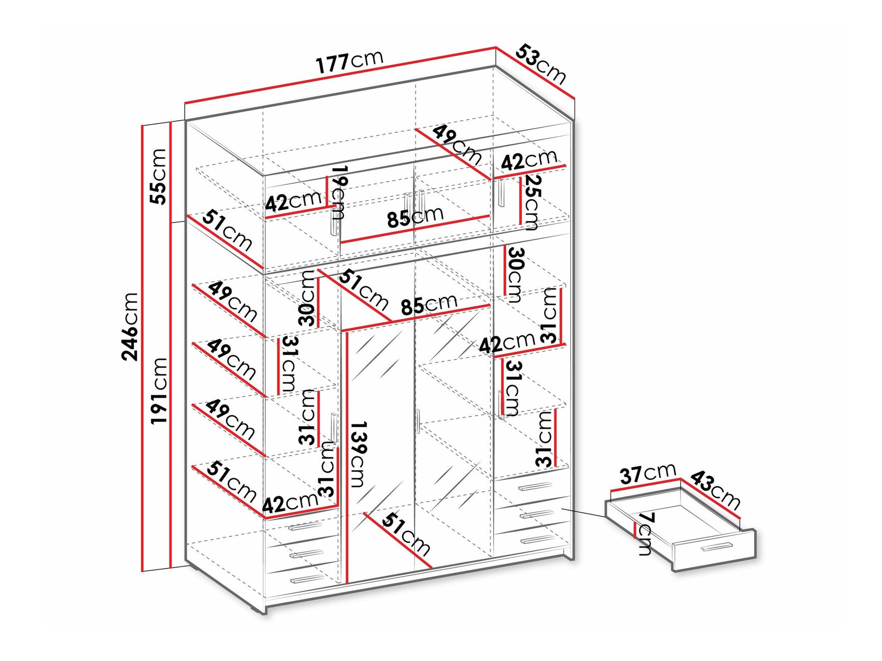 Garderobe Tucson 183