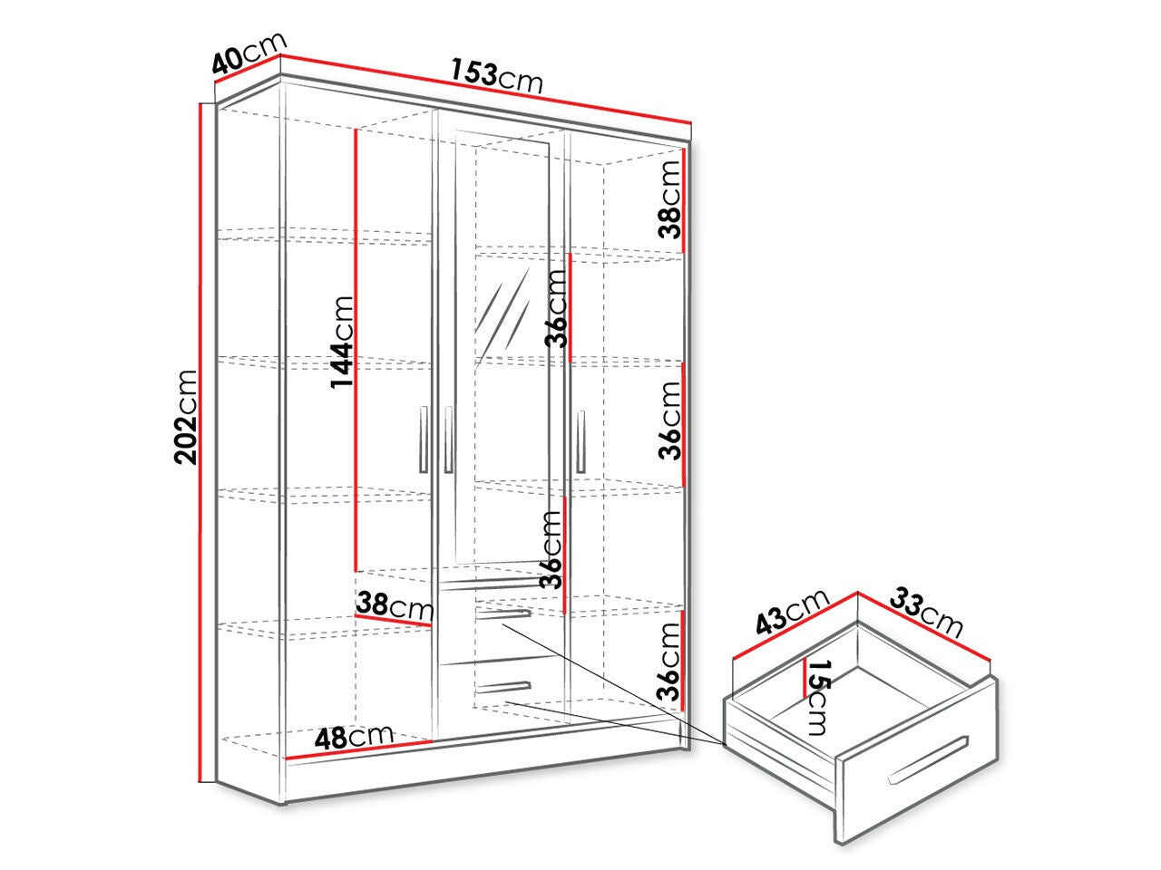 Wardrobe Comfivo M103 3948685