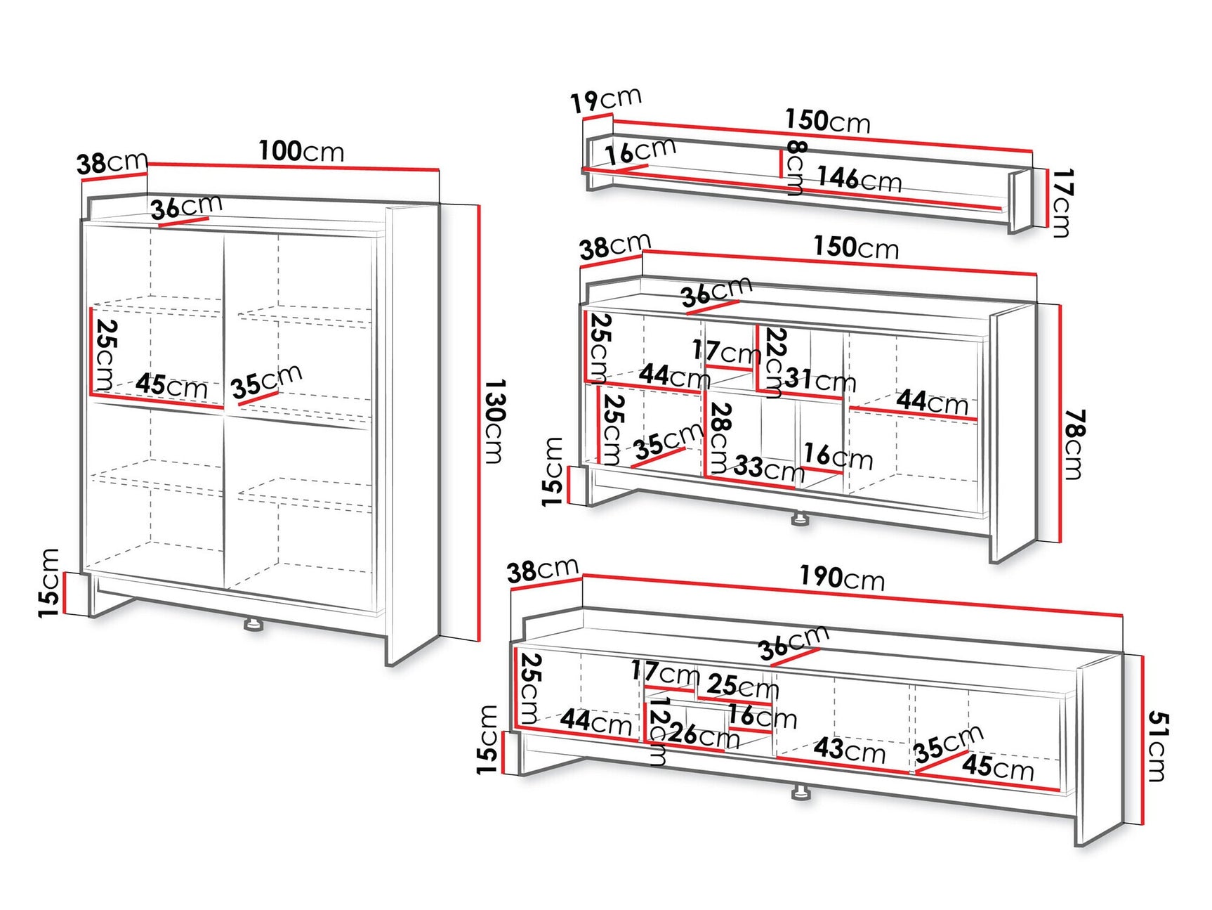 Stuemøbler-sæt Mavnoli 108
