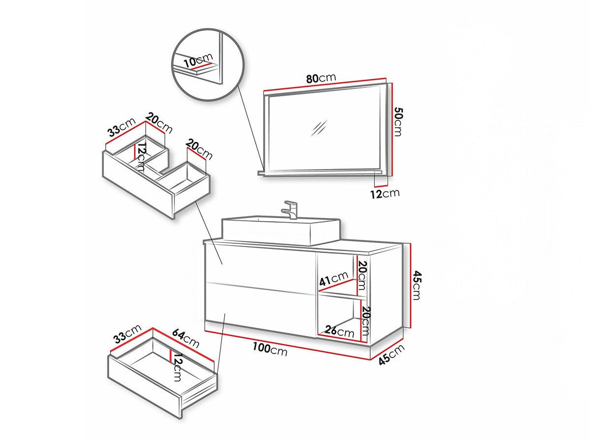 Badeværelses-sæt Ophruvi 103 3966679