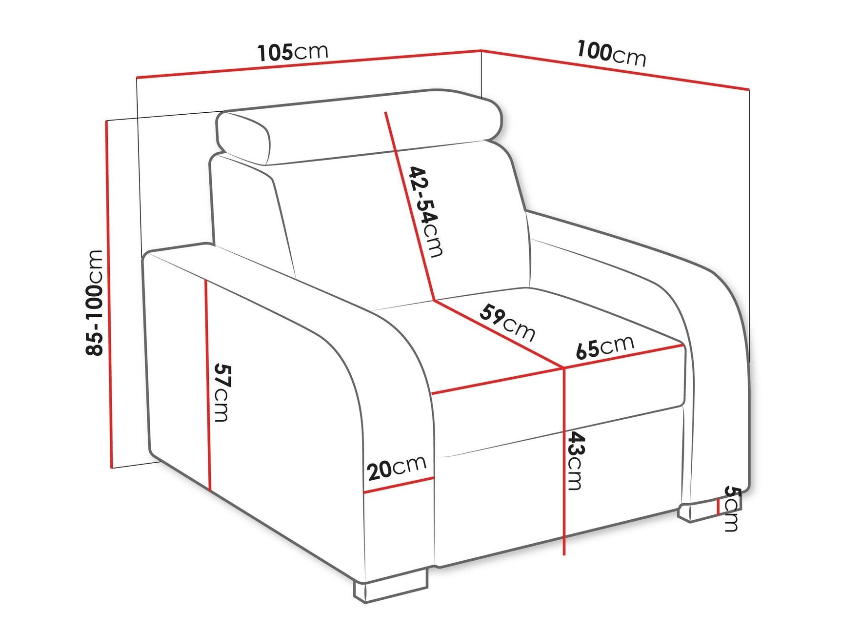 Lænestol Etrcala 104