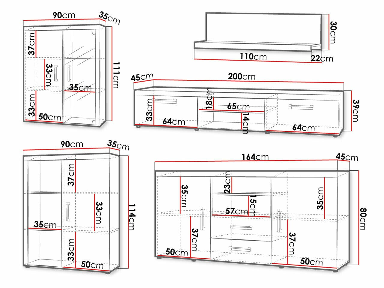 Stuemøbler-sæt Cormiru 109 3972896