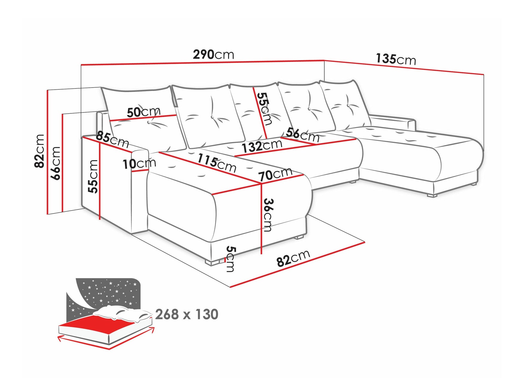 Hjørnesofa Memphis 106 3973547