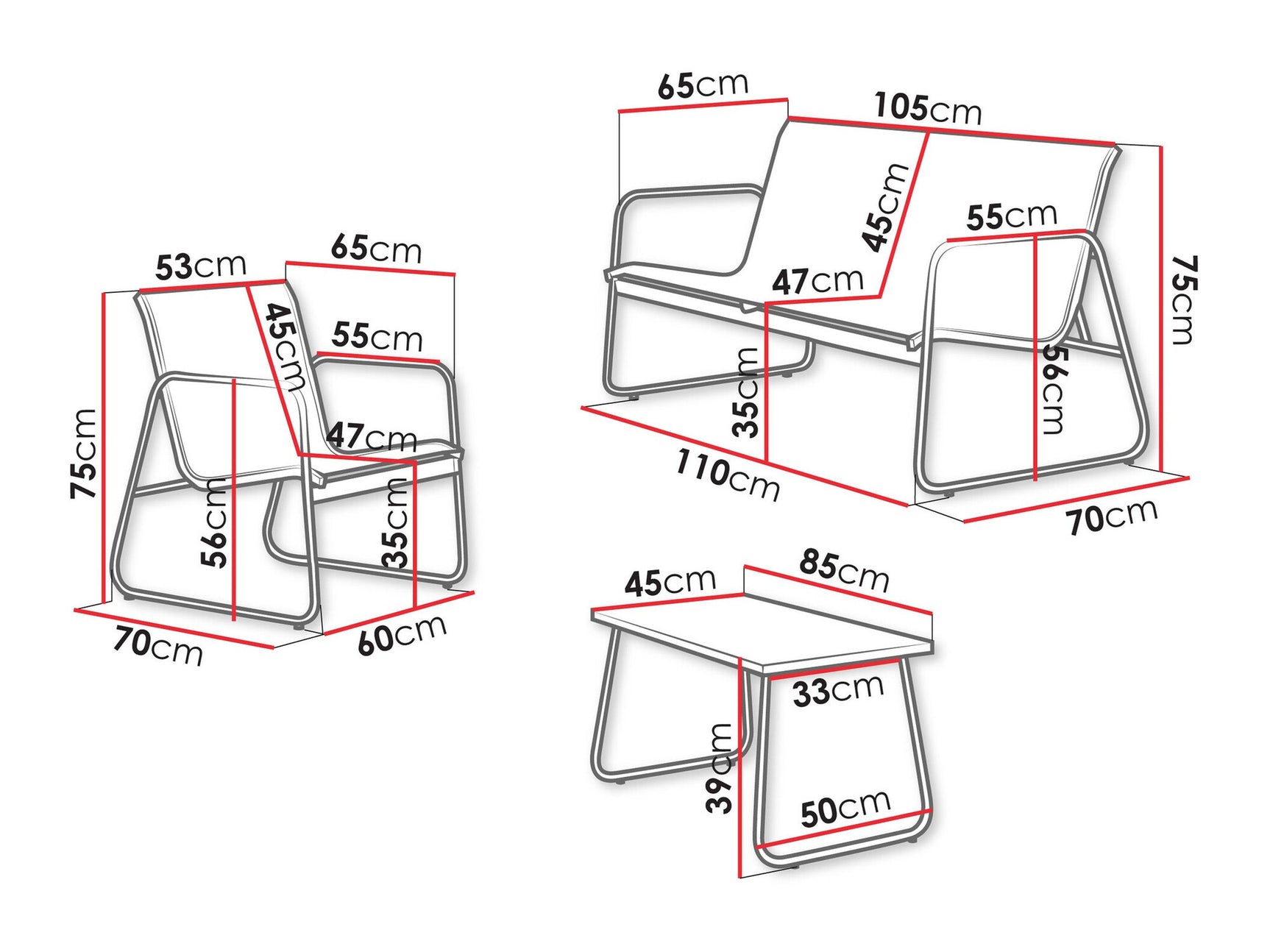 Udendørs møbelsæt Richardson 133