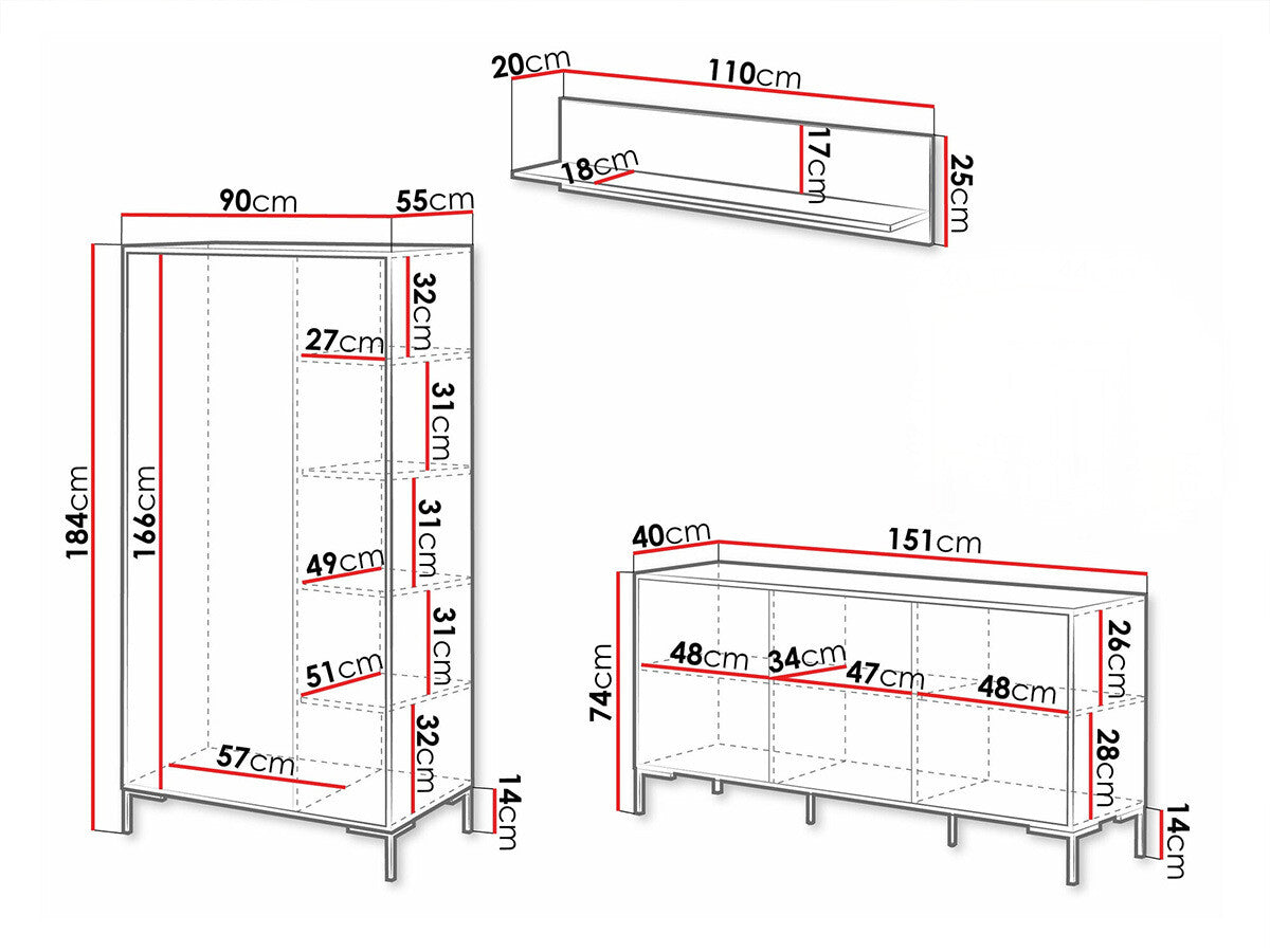 Møbelsæt Etrfelu 111 3980781