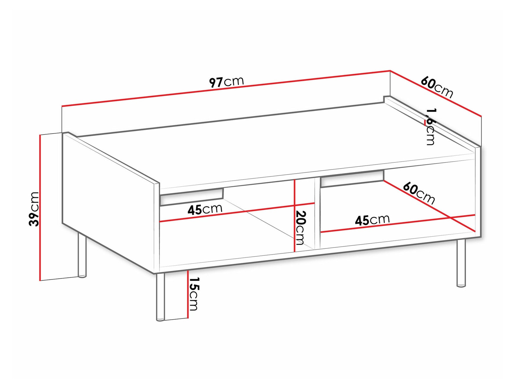 Sofabord Comfivo Belviro 102