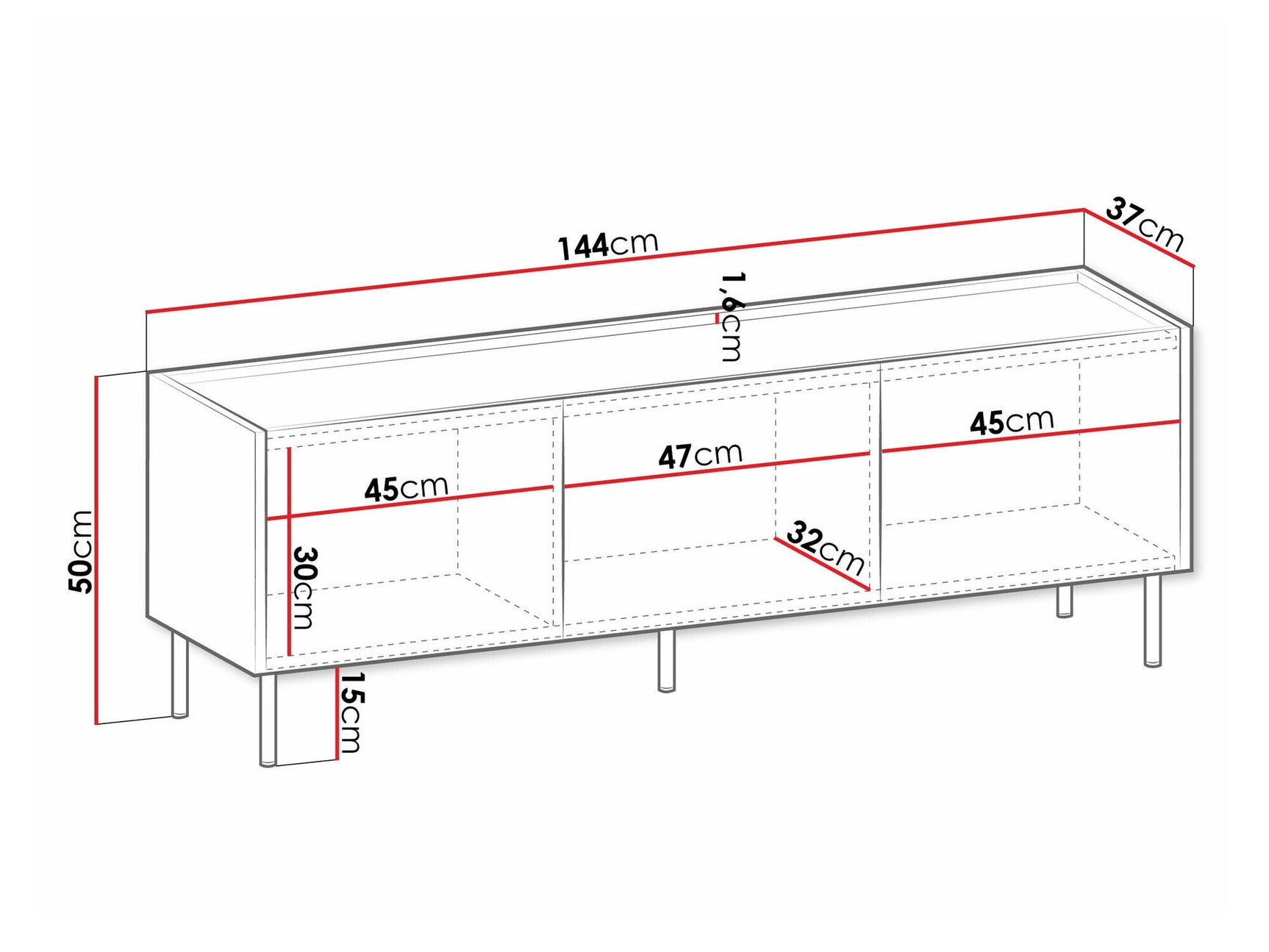 TV-bord Comfivo Belviro 103