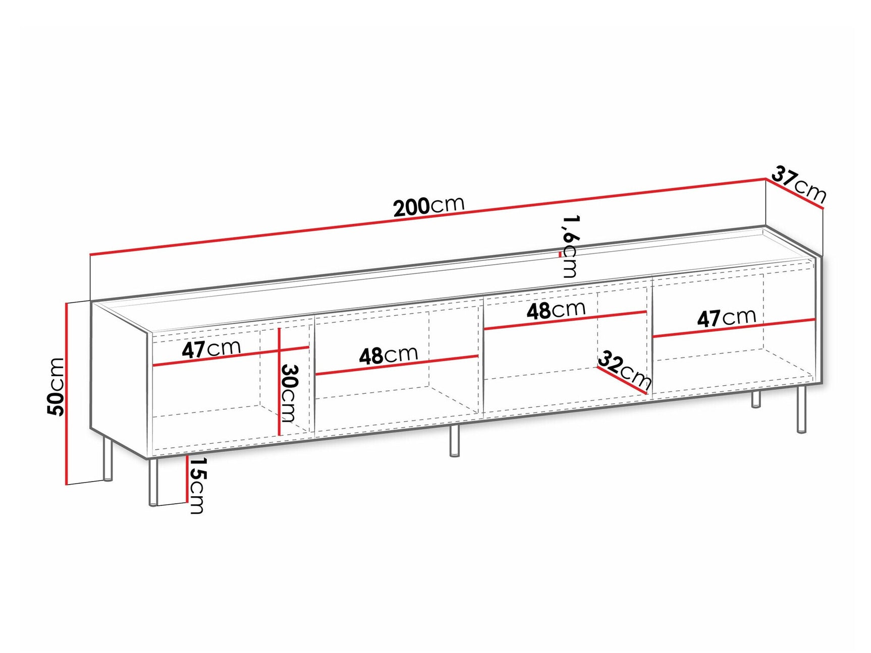 TV-bord Comfivo Belviro 104