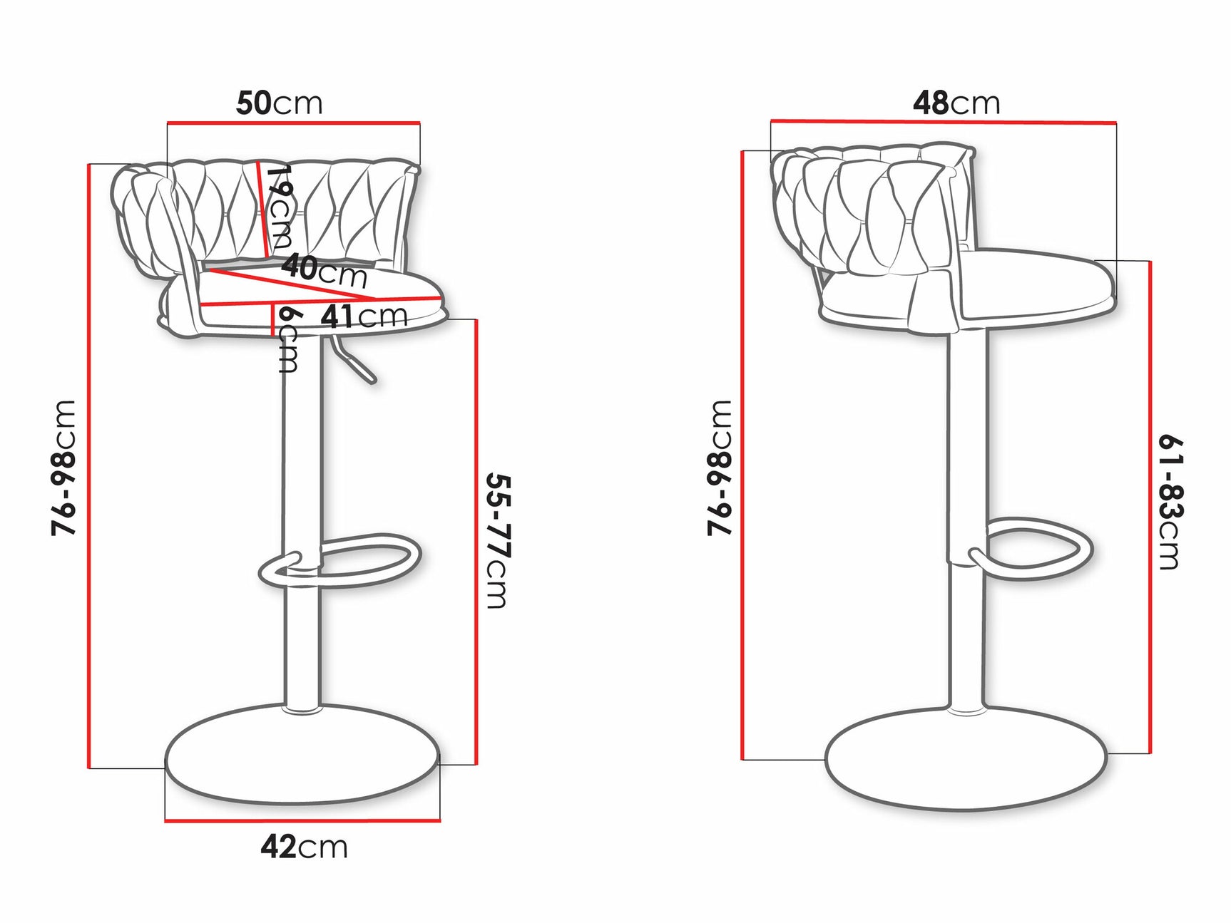 Barstole-sæt Comfivo 441