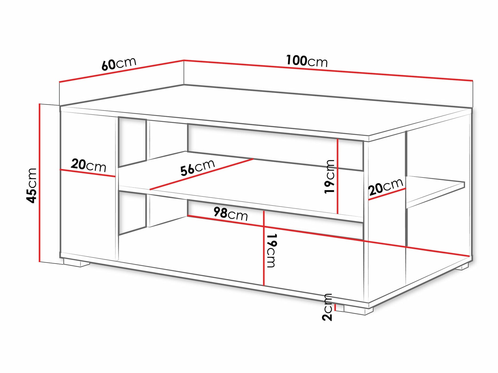 Sofabord Sarasota 187