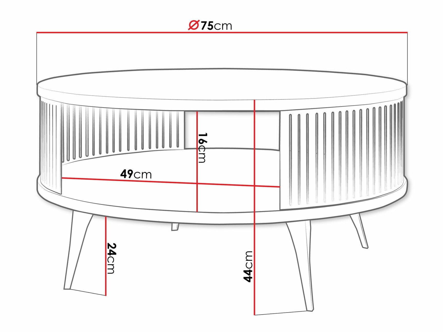 Sofabord Sordore 100