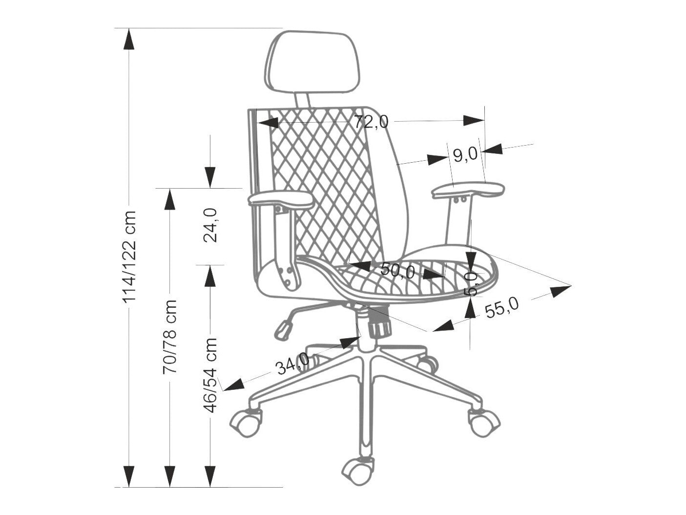 Kontorstol Houston 1925
