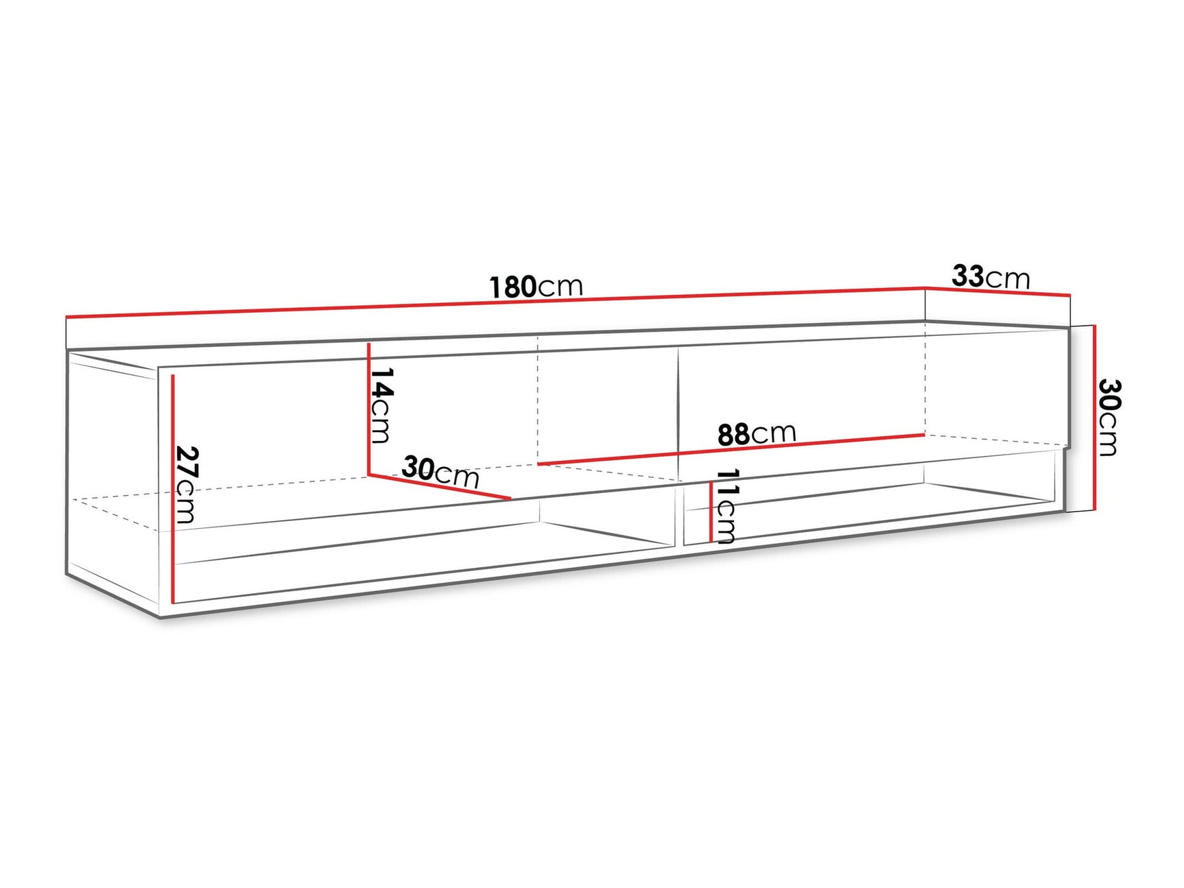 TV-bord Sarasota 119