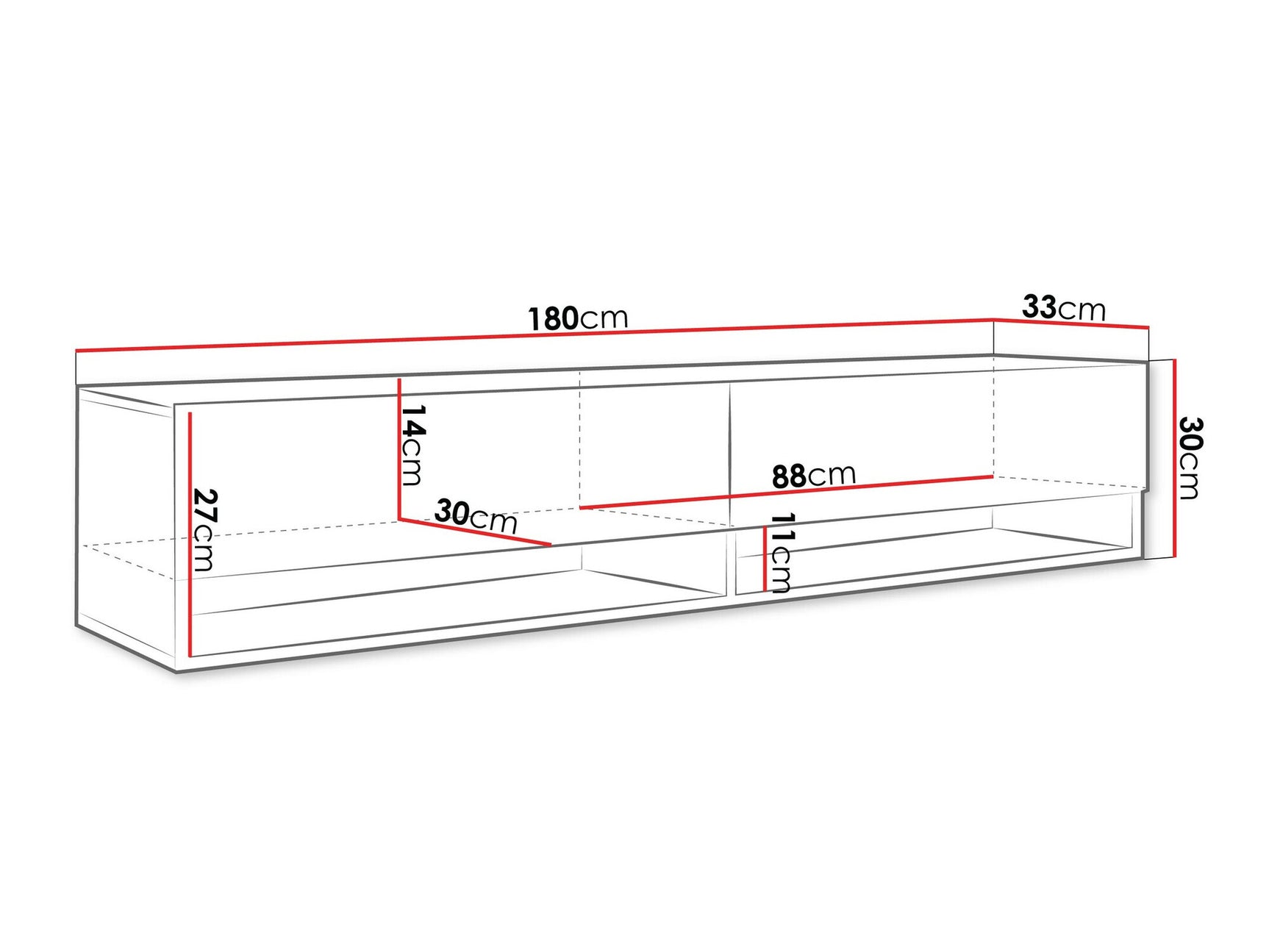 TV-bord Sarasota 119
