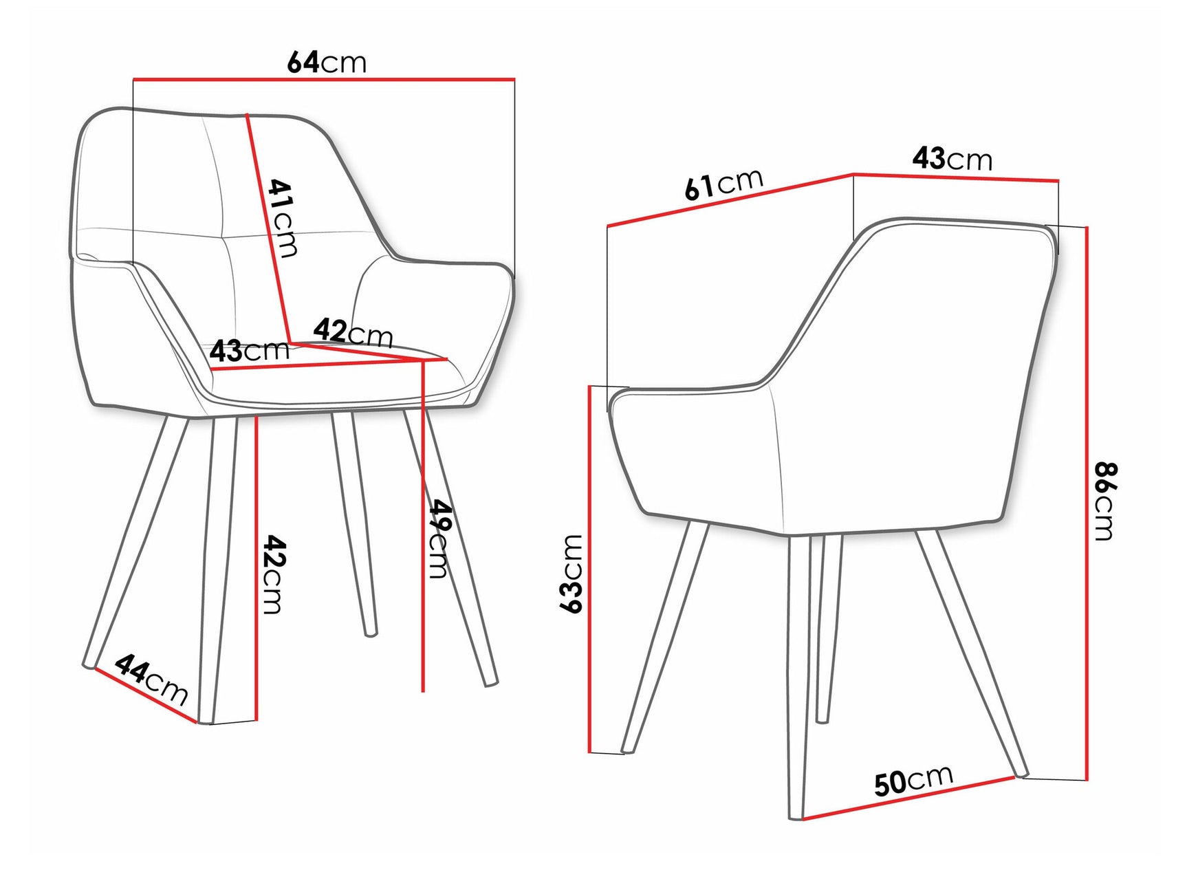 Stolesæt Jackson 117
