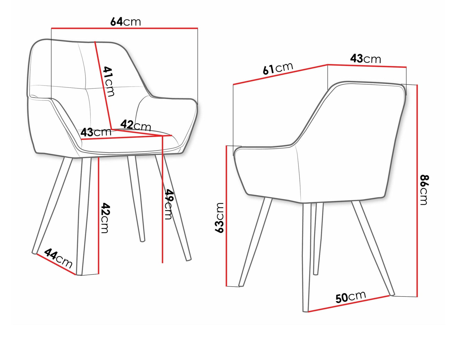 Stolesæt Jackson 117