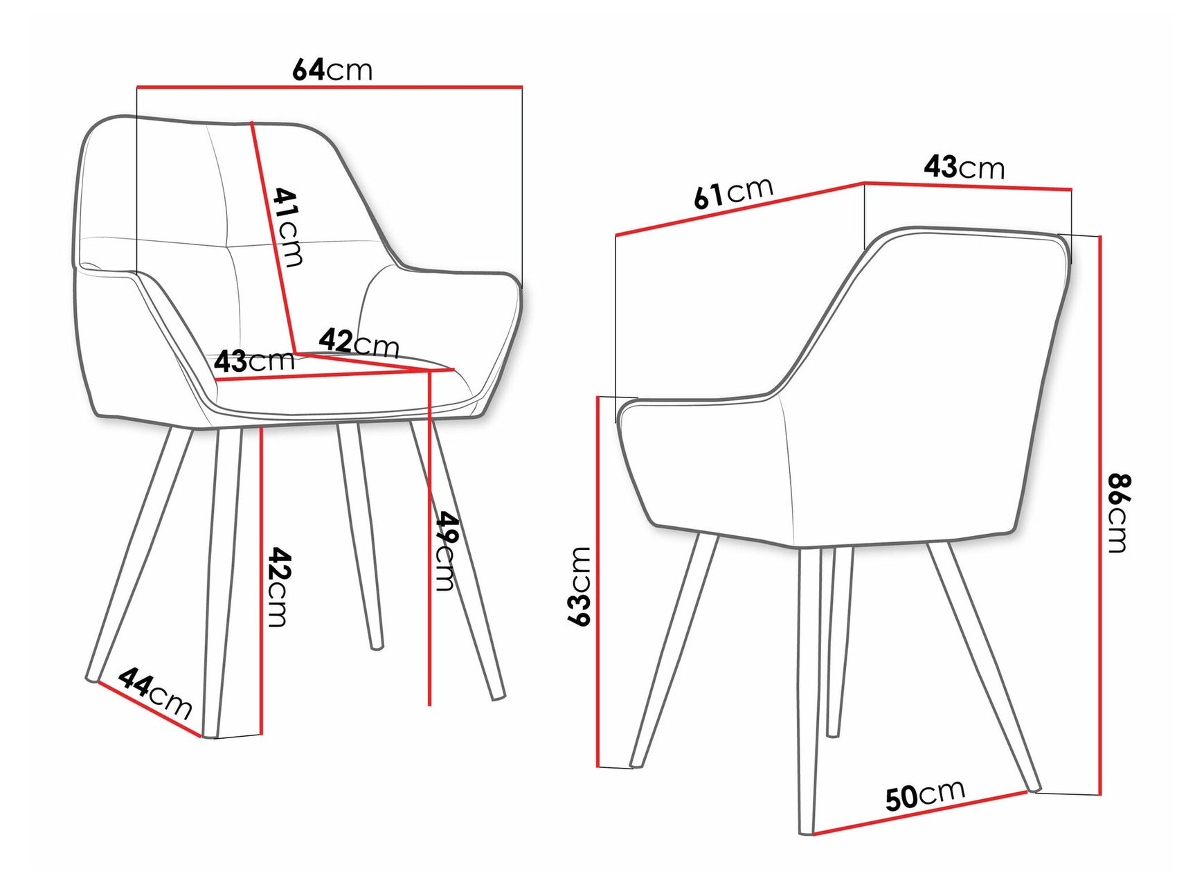 Stolesæt Jackson 117