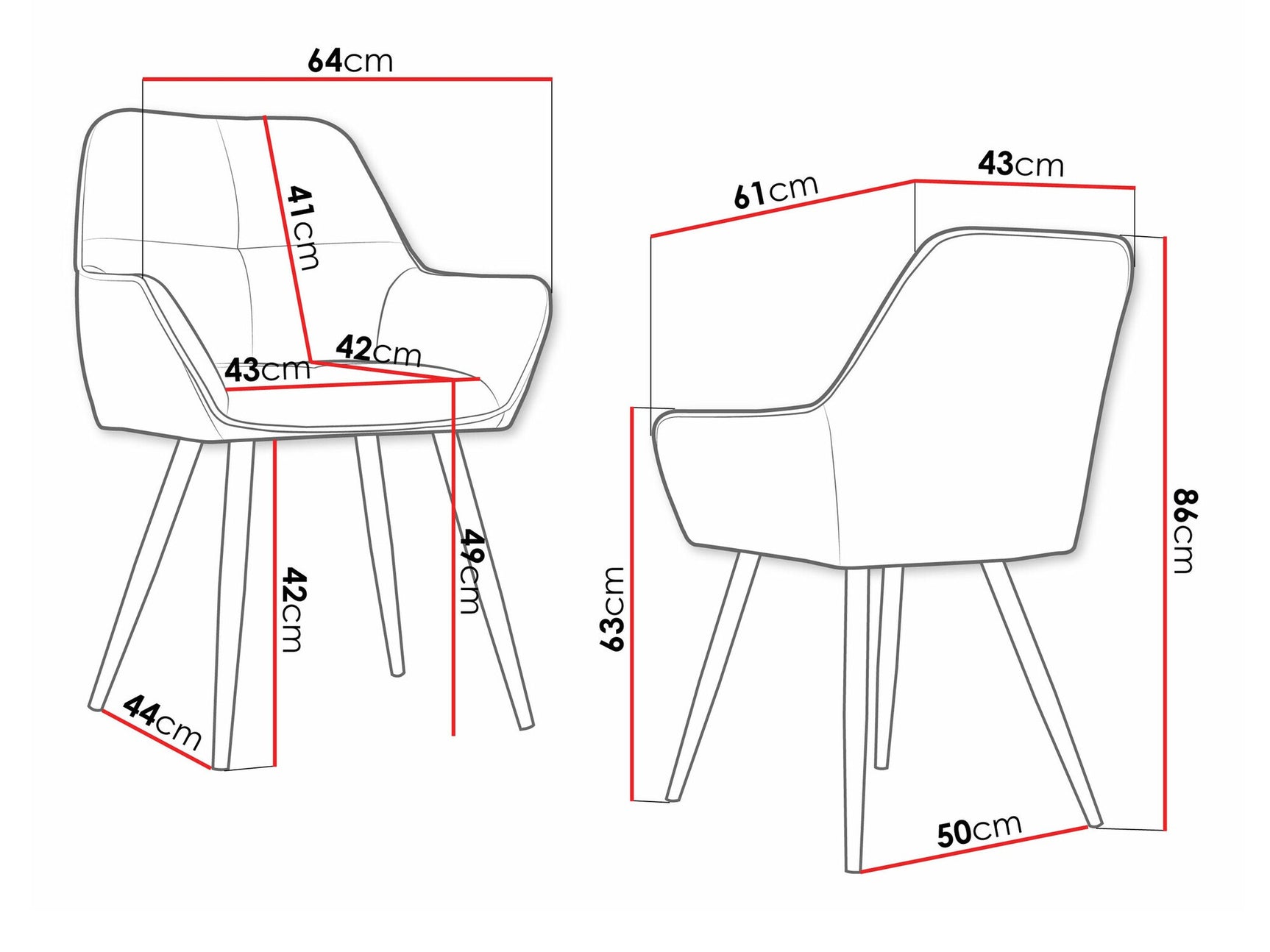 Stolesæt Jackson 117