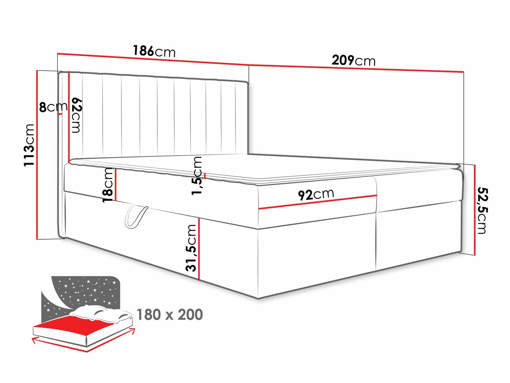 Kontinentalseng Garland 100