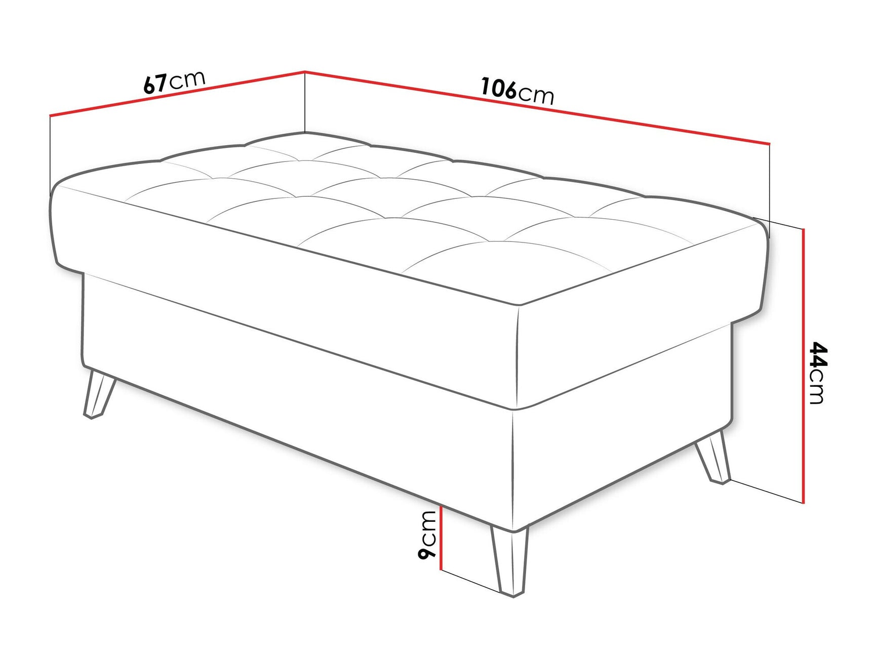 Polstret bænk Comfivo 236