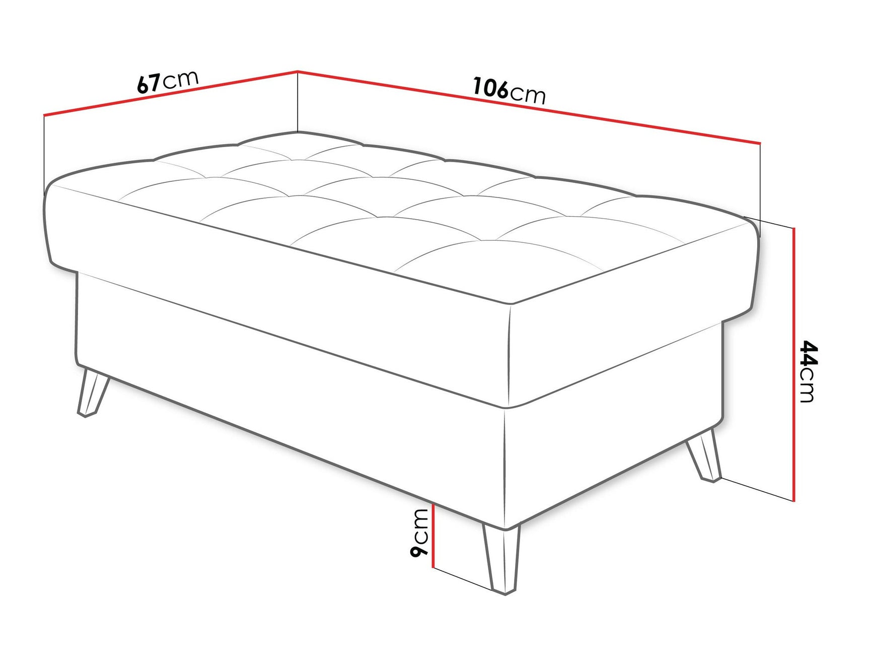 Polstret bænk Comfivo 236