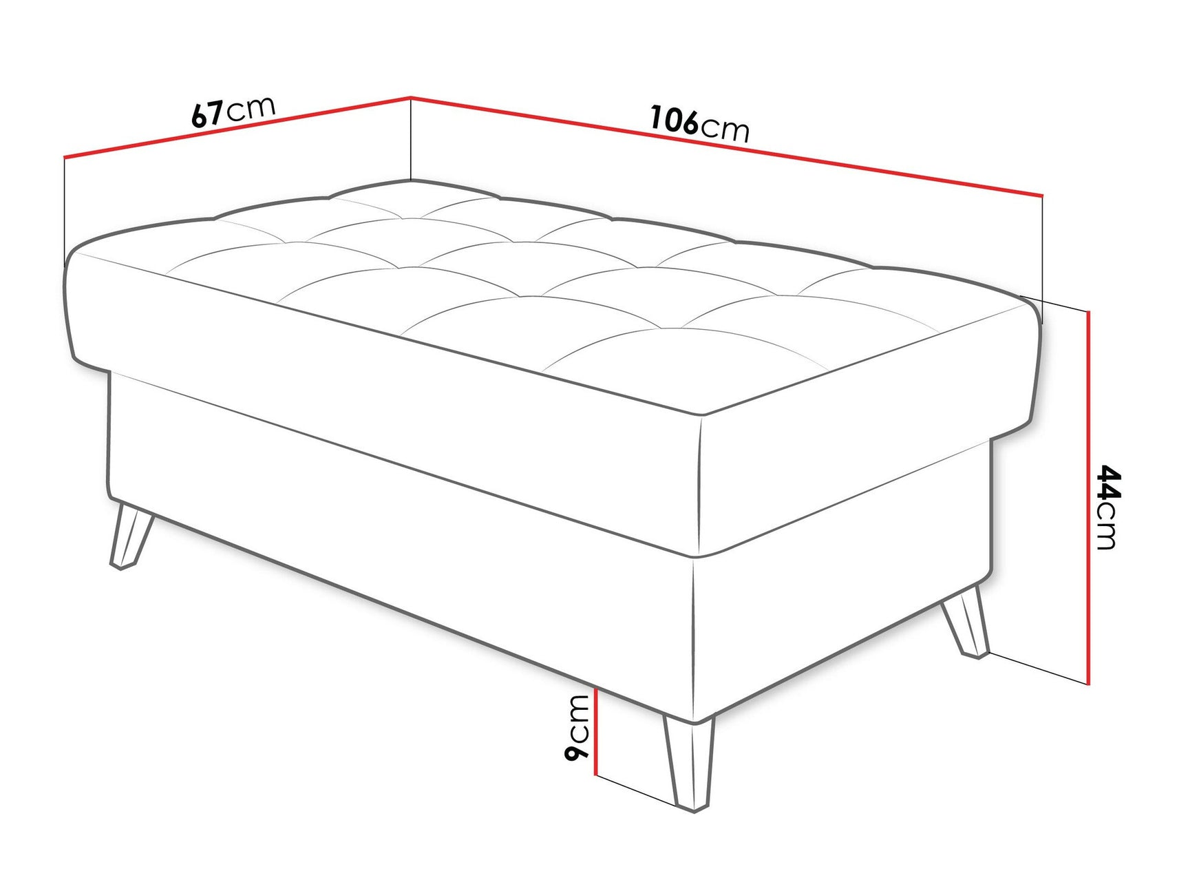 Polstret bænk Comfivo 236
