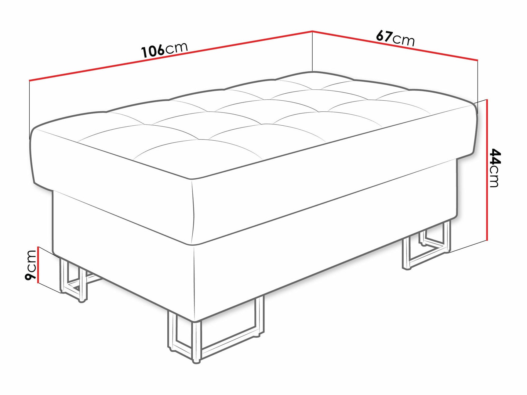 Polstret bænk Comfivo 237