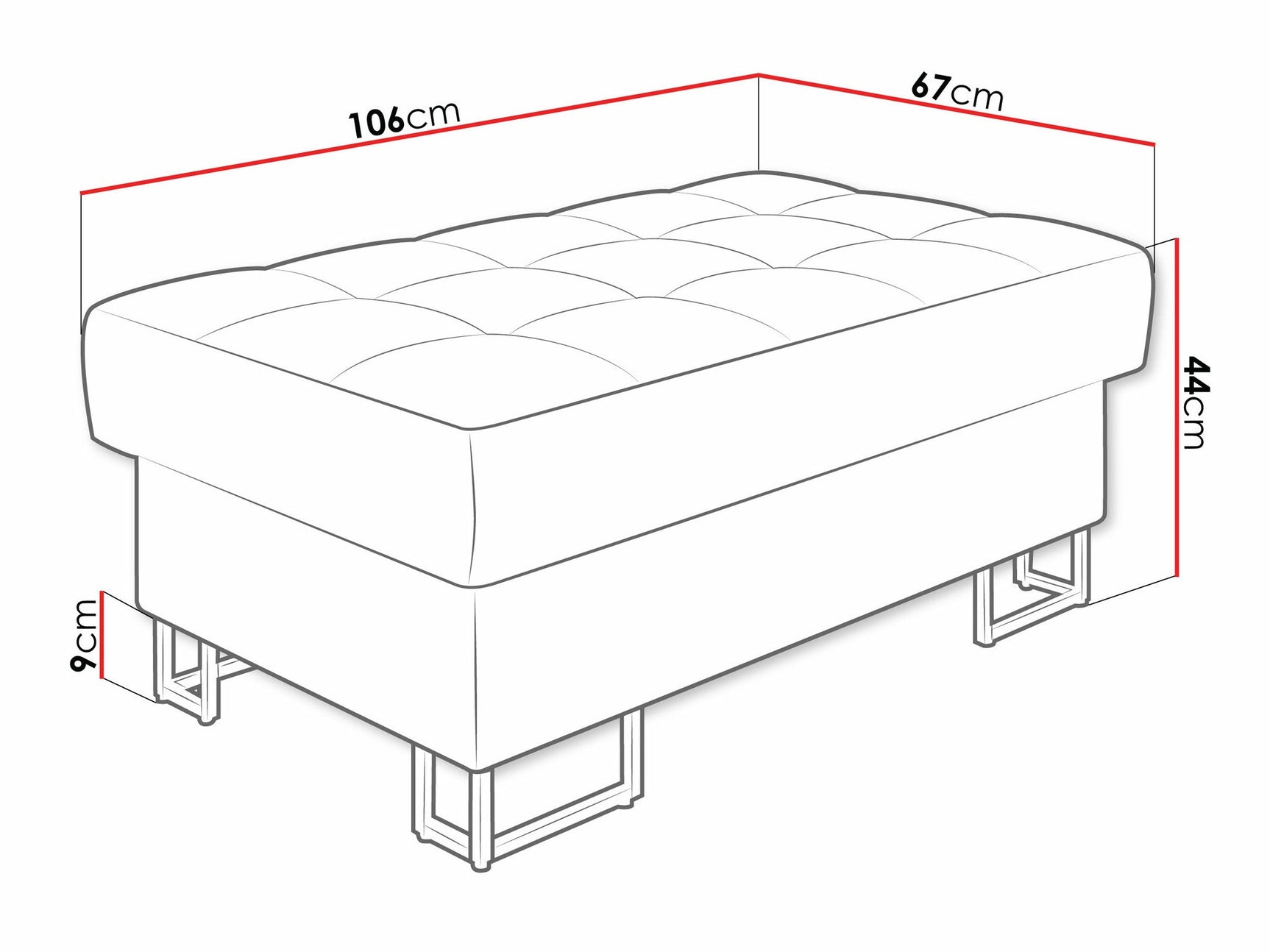 Polstret bænk Comfivo 237