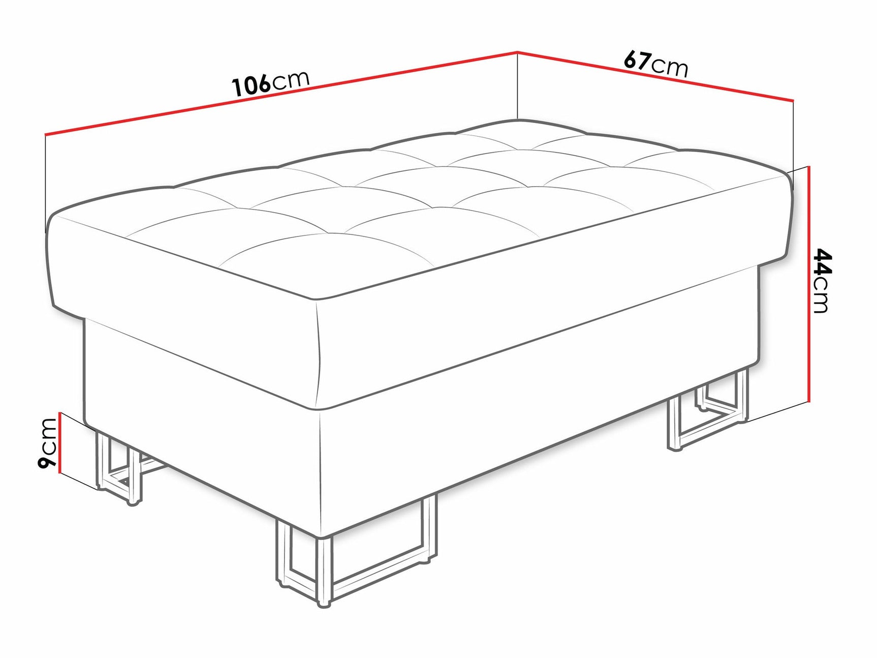 Polstret bænk Comfivo 237
