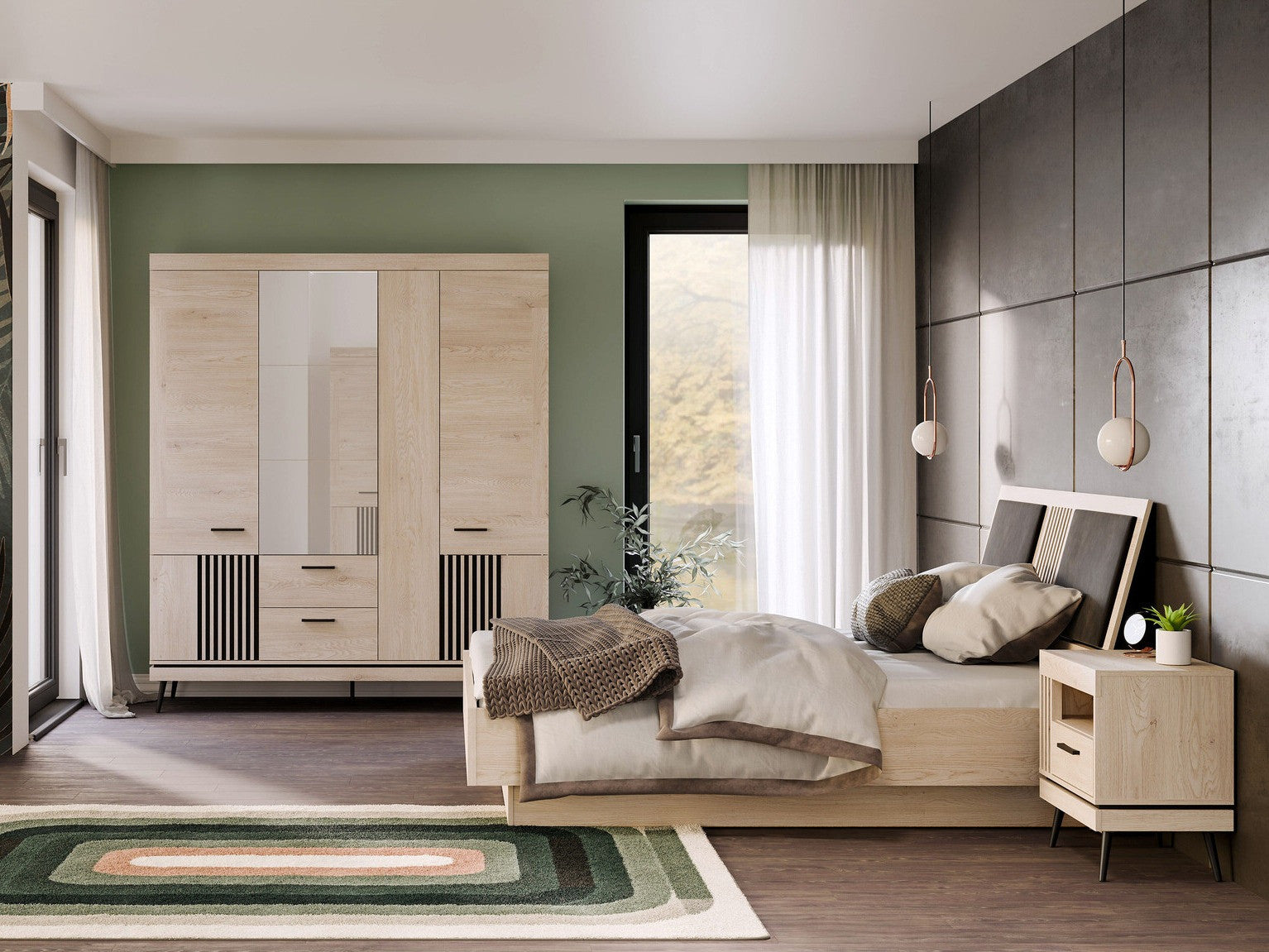 Soveværelses-sæt Sermelu 123 4009290