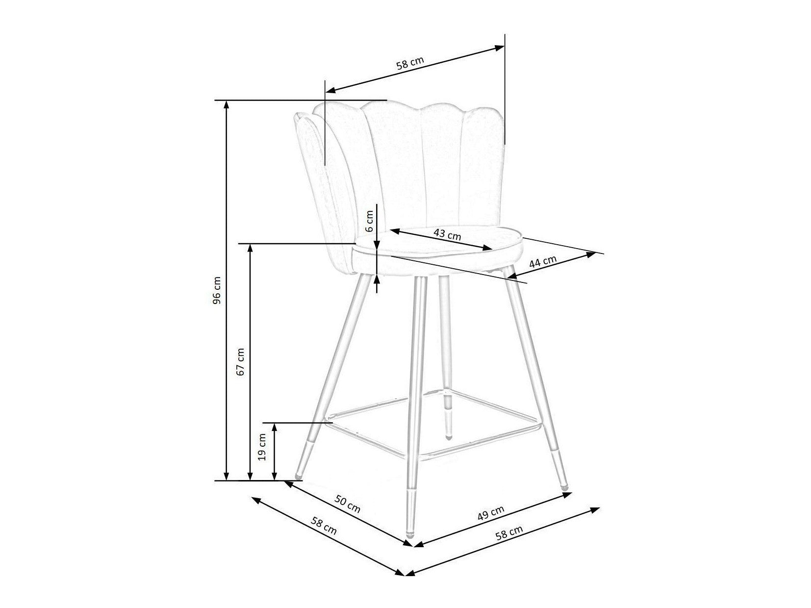 Barstol Houston 1287 4011350