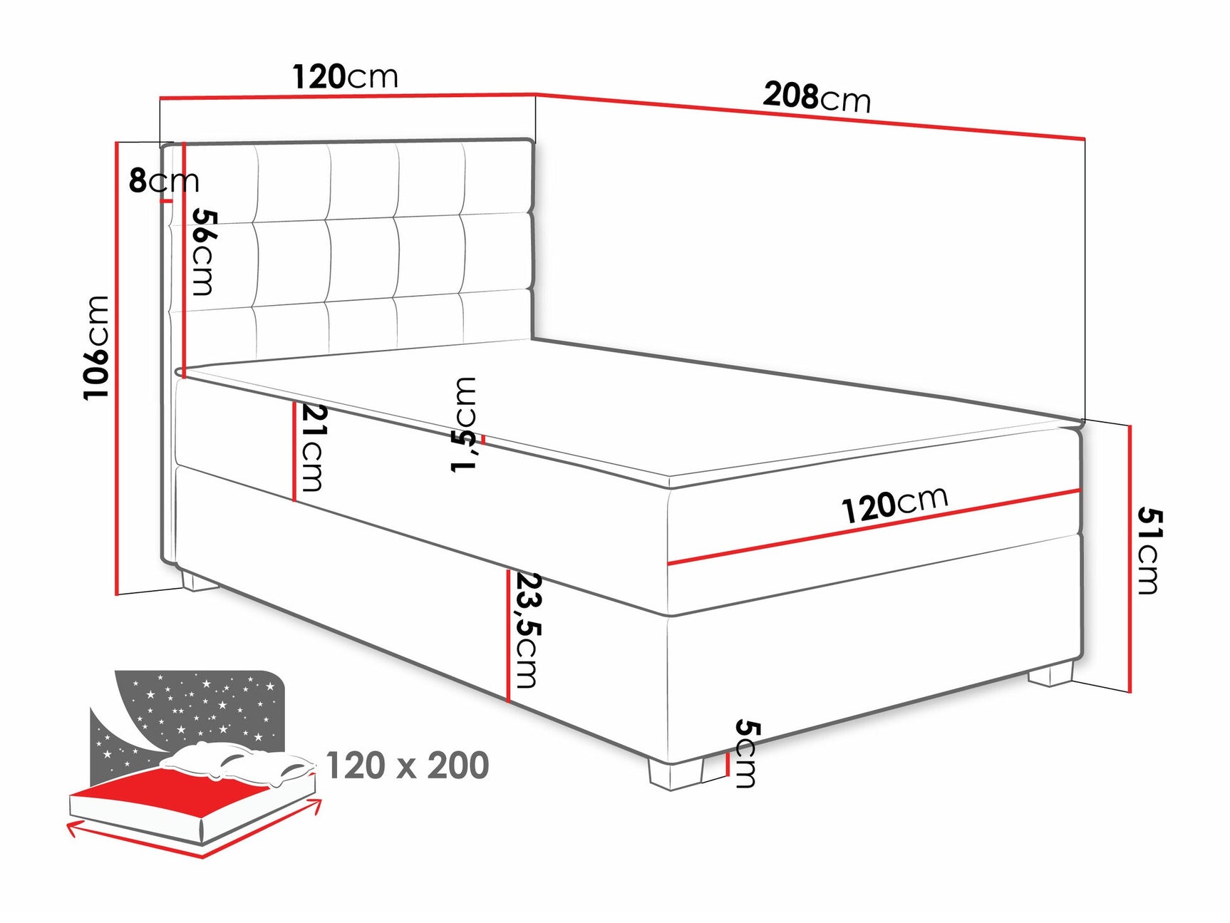 Kontinentalseng Sanford 107